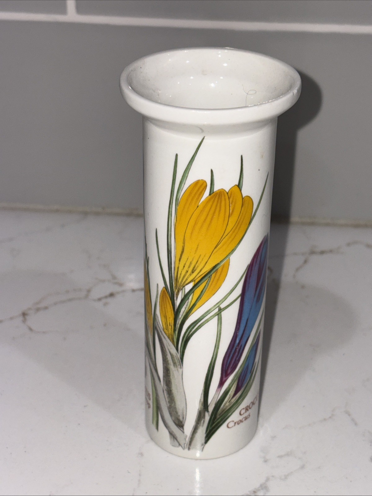 PORTMEIRION BOTANIC GARDEN Crocus Vase 5.25”