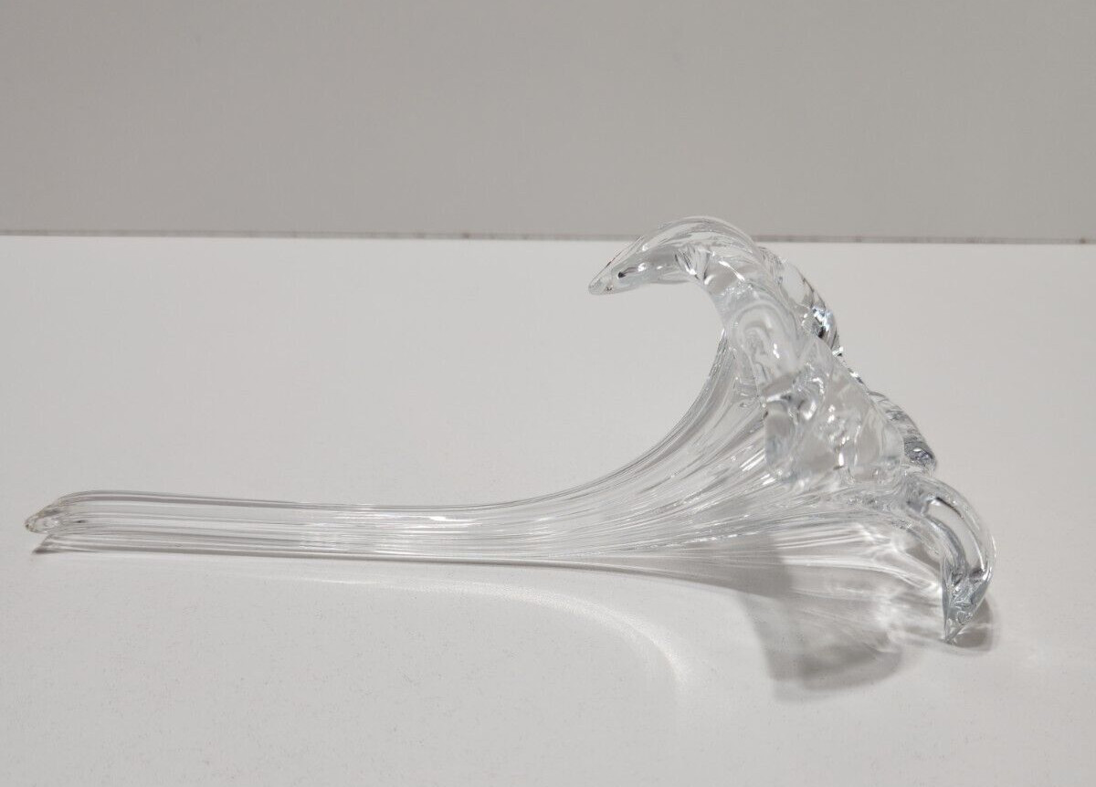 Vintage Langsam Billig Handcrafted Blown Art Glass Lily
