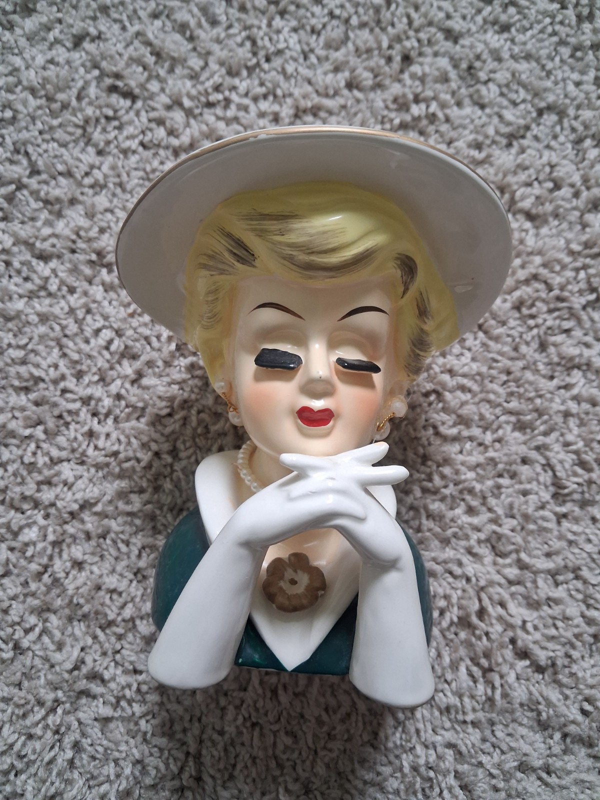 Woman Mid Century Rubens Original 495 Blonde with Jewelry