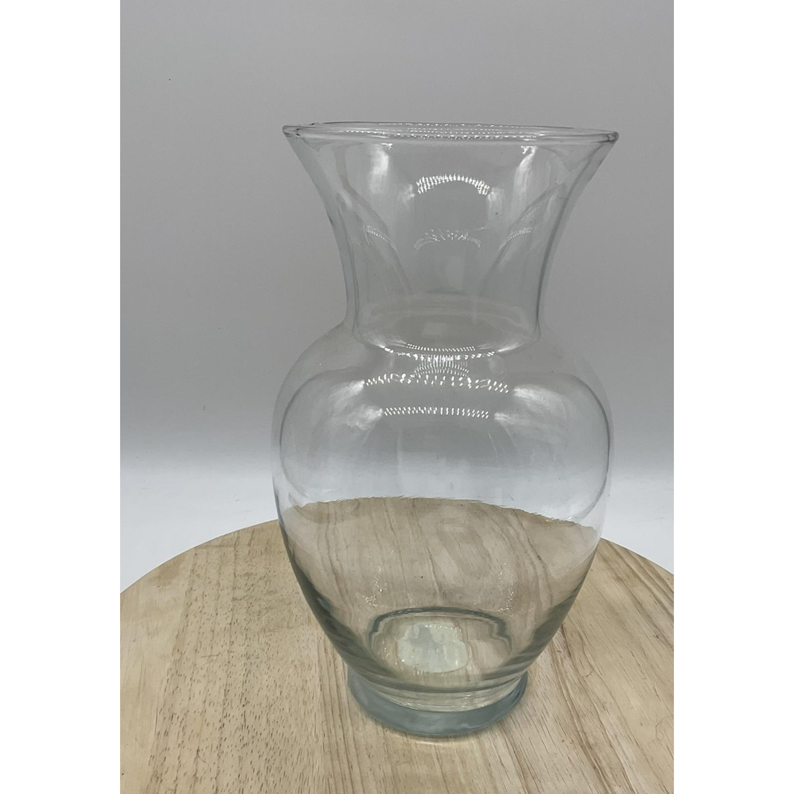 Indiana Glass Betta Fish Vase 10″ Clear Crystal Flower Centerpiece Home Decor
