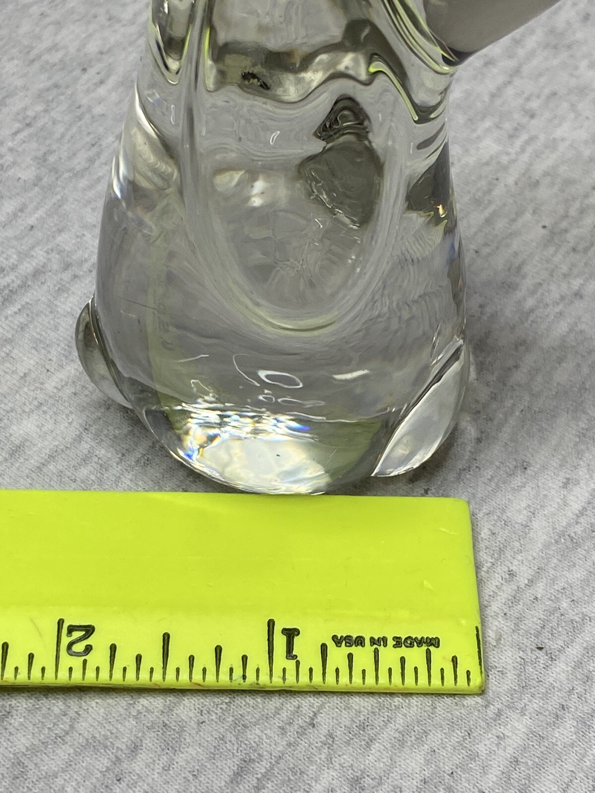 Glass Crystal Hound Spaniel Dog Puppy Big Nose