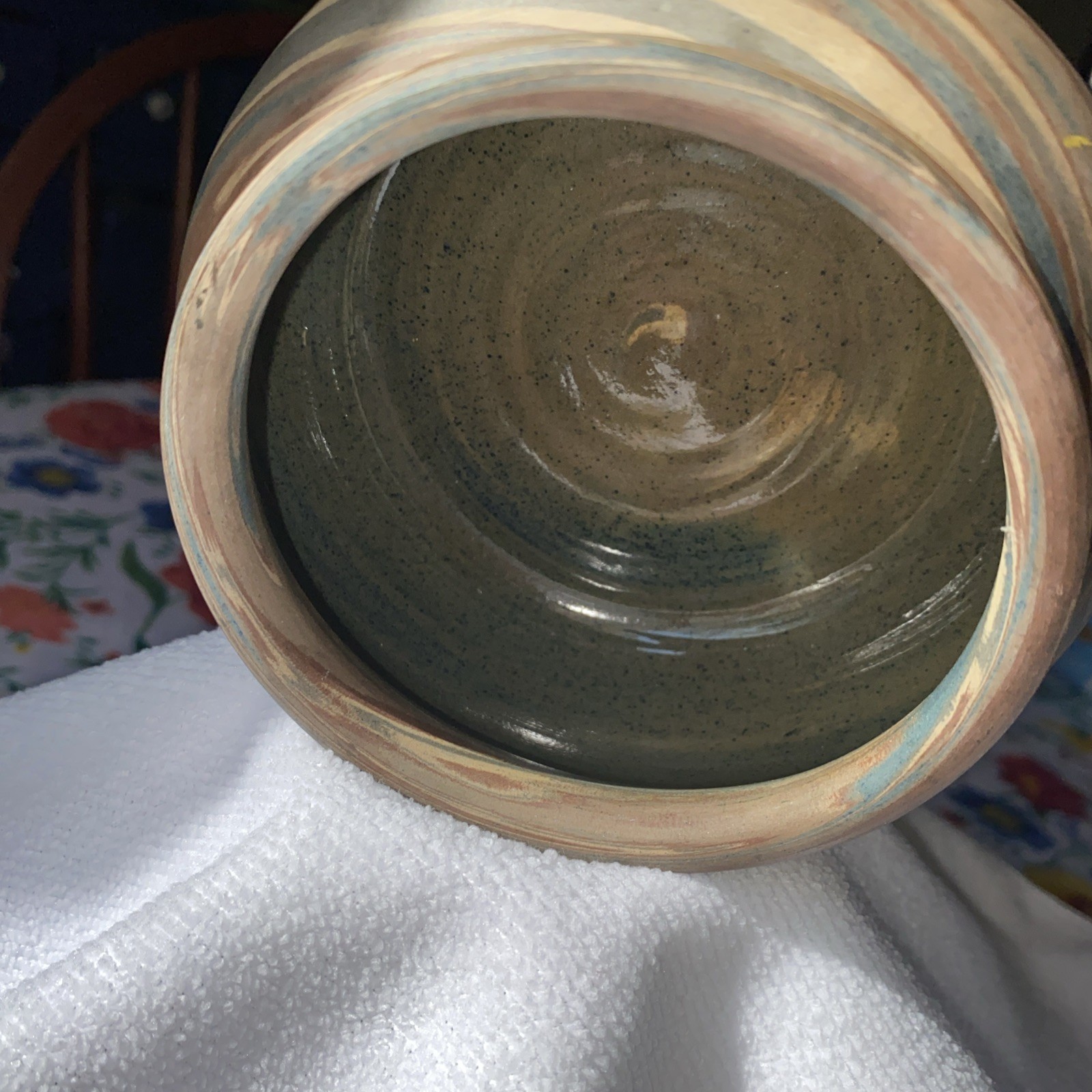 niloak pottery mission swirl cabinet pottery W/O sticker