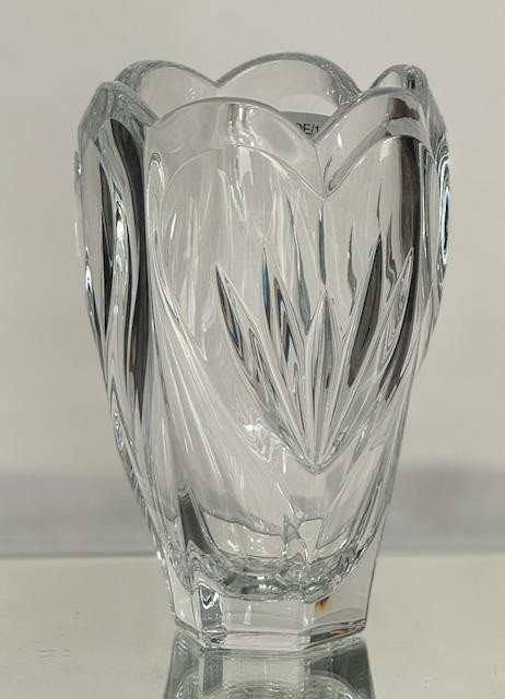 Marquis Waterford Heavy Crystal Tulip Vase Excellent Condition 6.5″ Tall