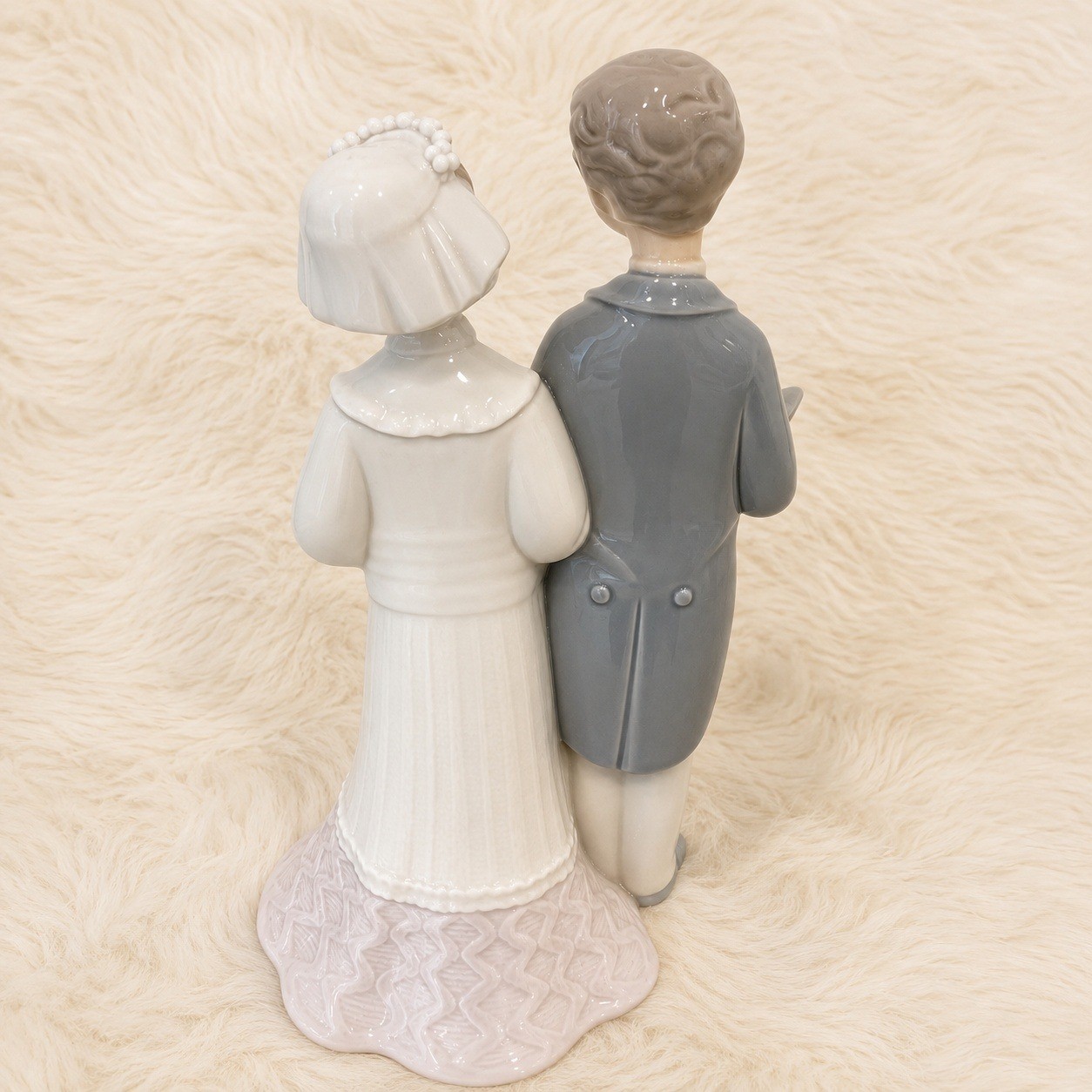 Lladro 4808 Wedding Bride Groom Porcelain Figurine Retired Spain Cake Topper