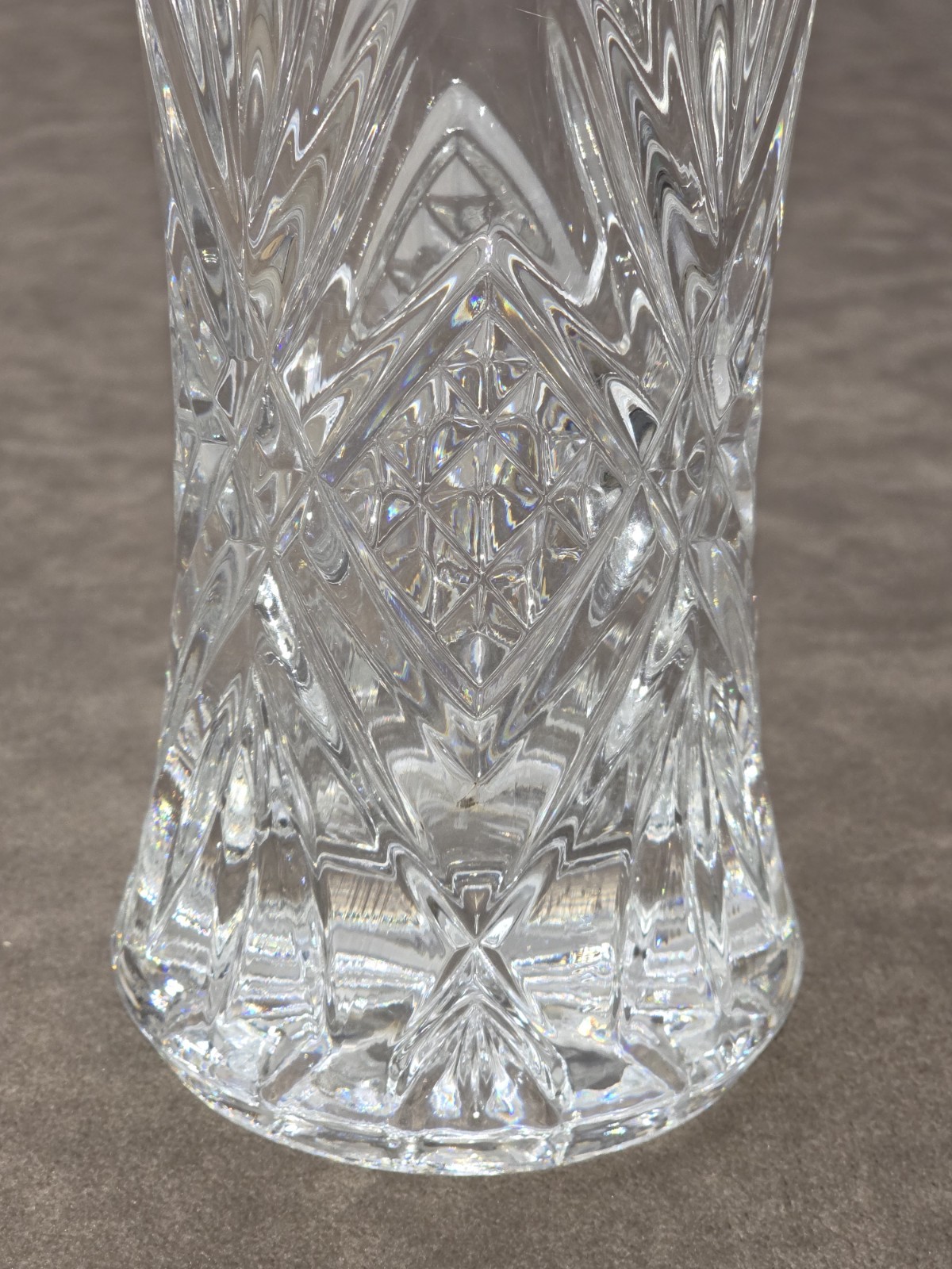 Vtg Cristal D’Arques-Durand Masquerade Diamond Cut 24% Lead Crystal From France