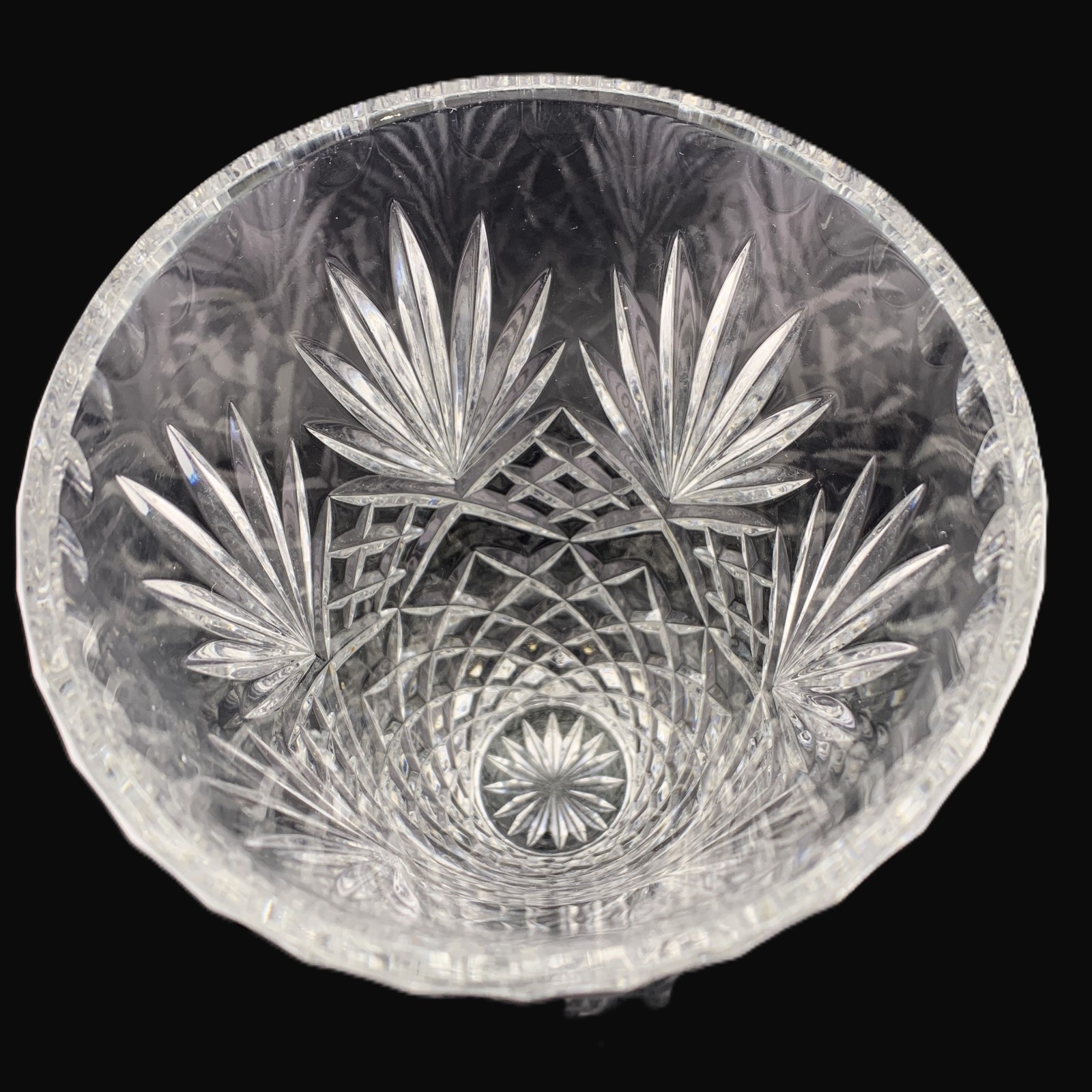 Crystal Clear Industries Poland Cut Crystal Vase 8 in