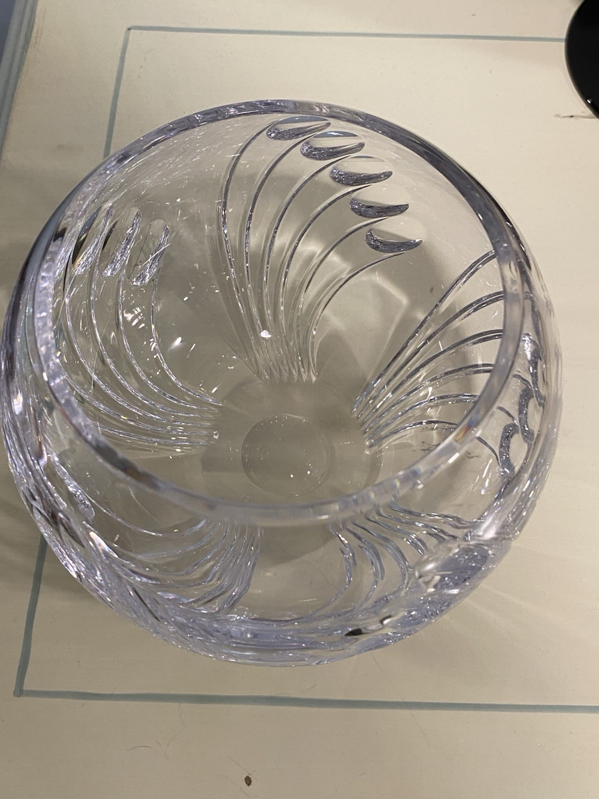 Limited Edition, Vintage Atlantis Lead Crystal Bowl Handblown Portugal 121/350