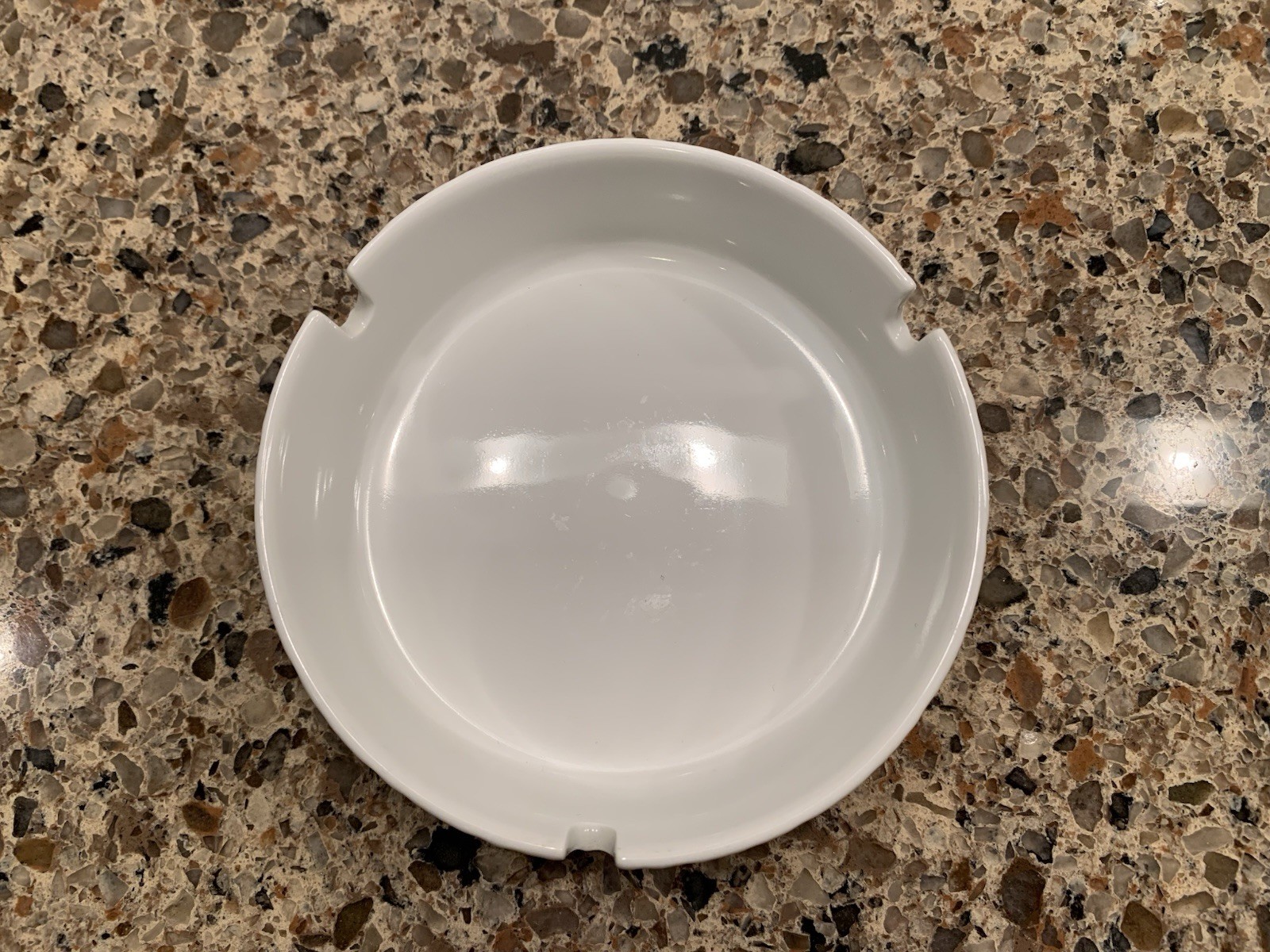 Ribbed Porcelain Ashtray Rosenthal Variation by Tapio Wirkkala 1962 Germany MCM