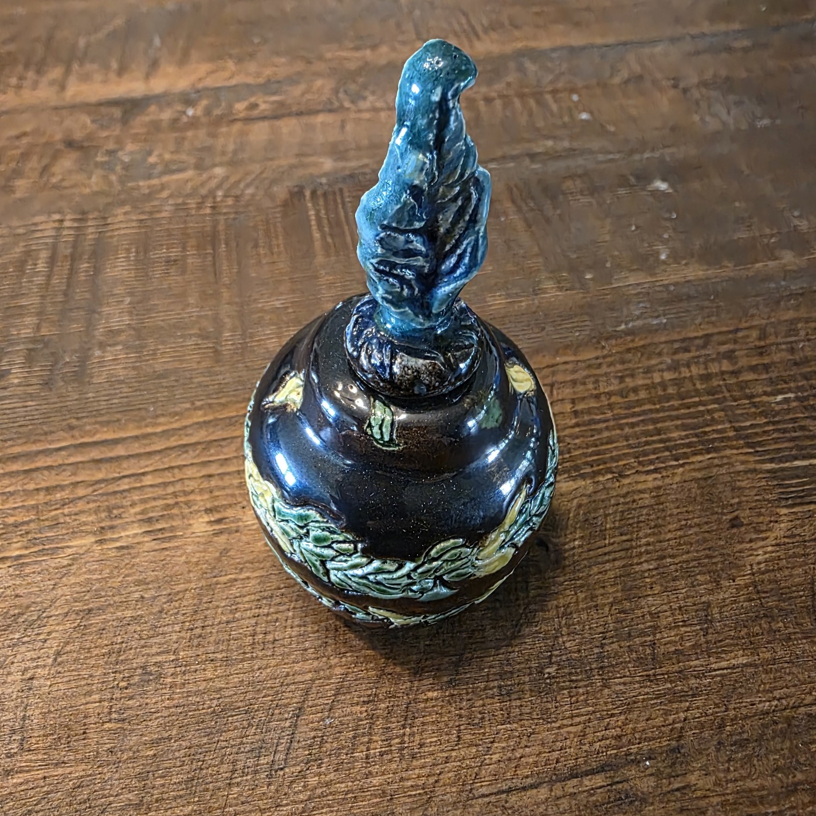 Lot of 8 Handmade Pottery Perfume Bottle Boho Decor Vanity Makeup Unique