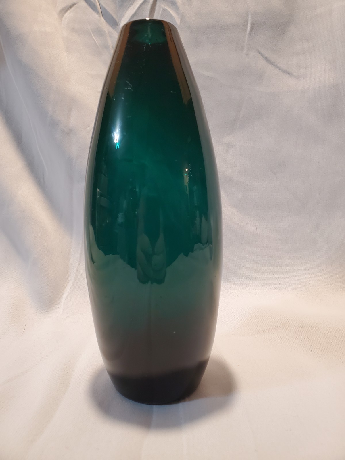 Vintage 1962 Holmegaard “Greenland” Torpedo Vase by Per Lütken