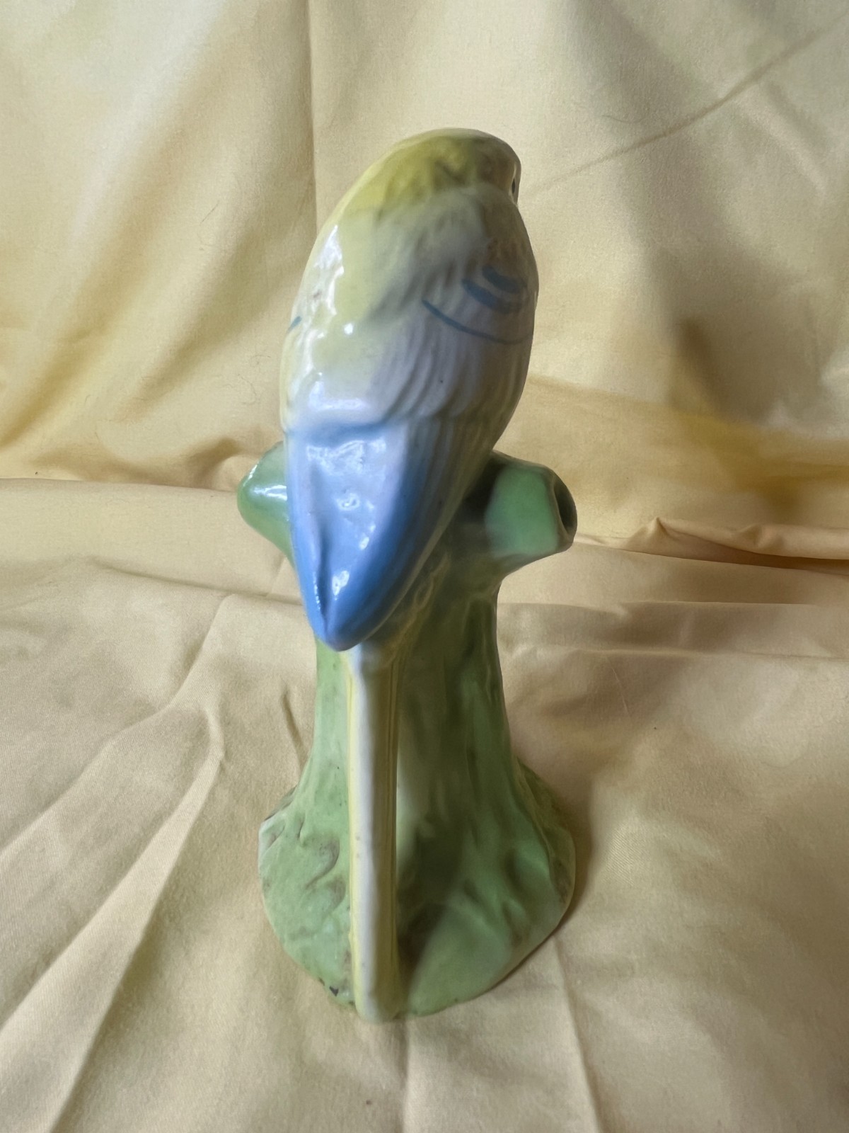 6″ Parrot Spill Vase / Flower Frog – Made in Czechoslovakia – c.1930