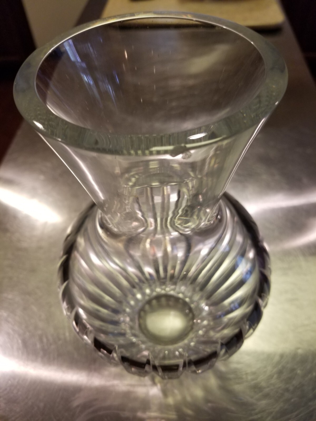 Genevieve baccarat crystal vase (Has Tiny Chip In Rim)