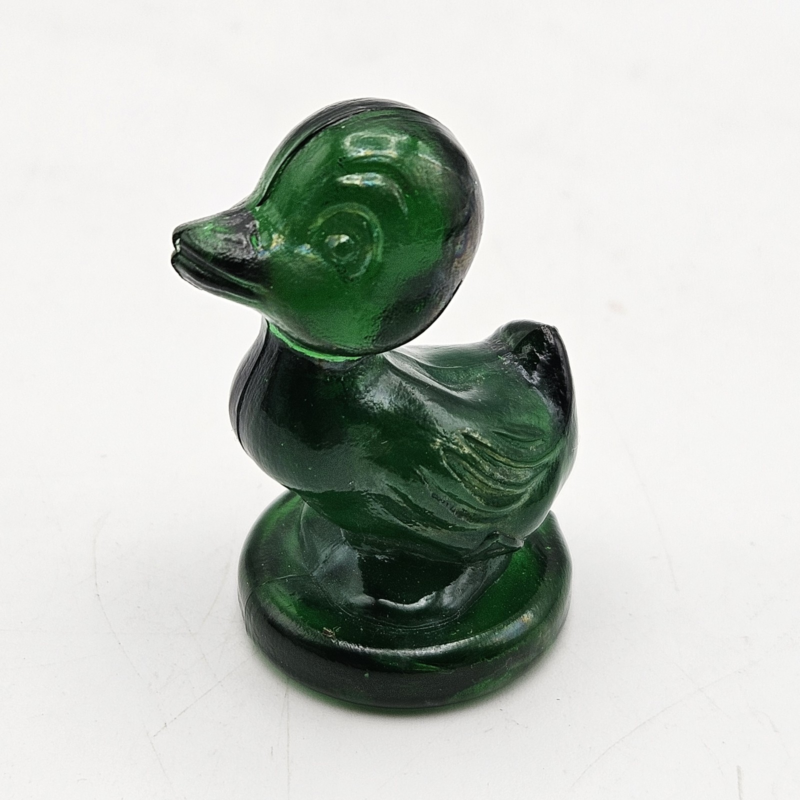Boyds Glass ~ Debbie Duck Duckling ~ Furr Green ~ 1 1/2 Inches