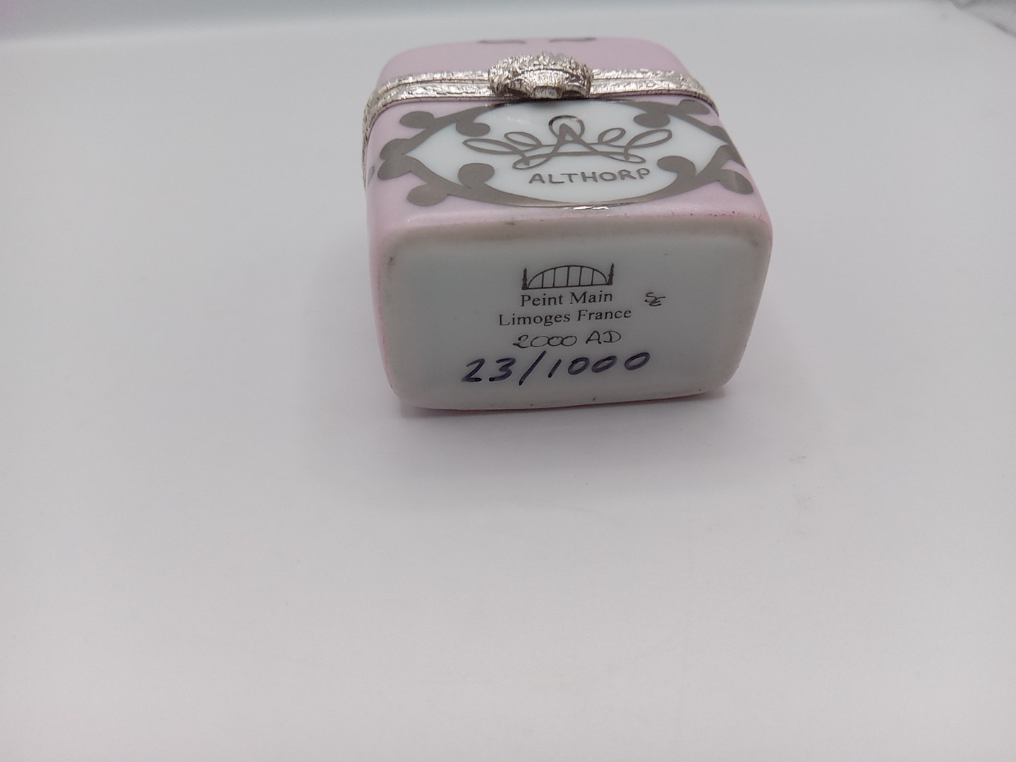 Althorp Special Edition Limoges Porcelain Trinket Box Perfume Set 23/1000 Rare