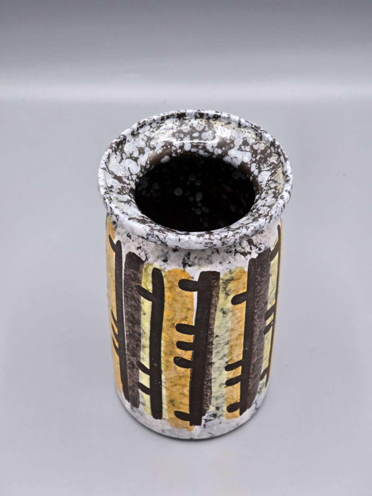Vintage Strehla Mid Century German Pottery Vase
