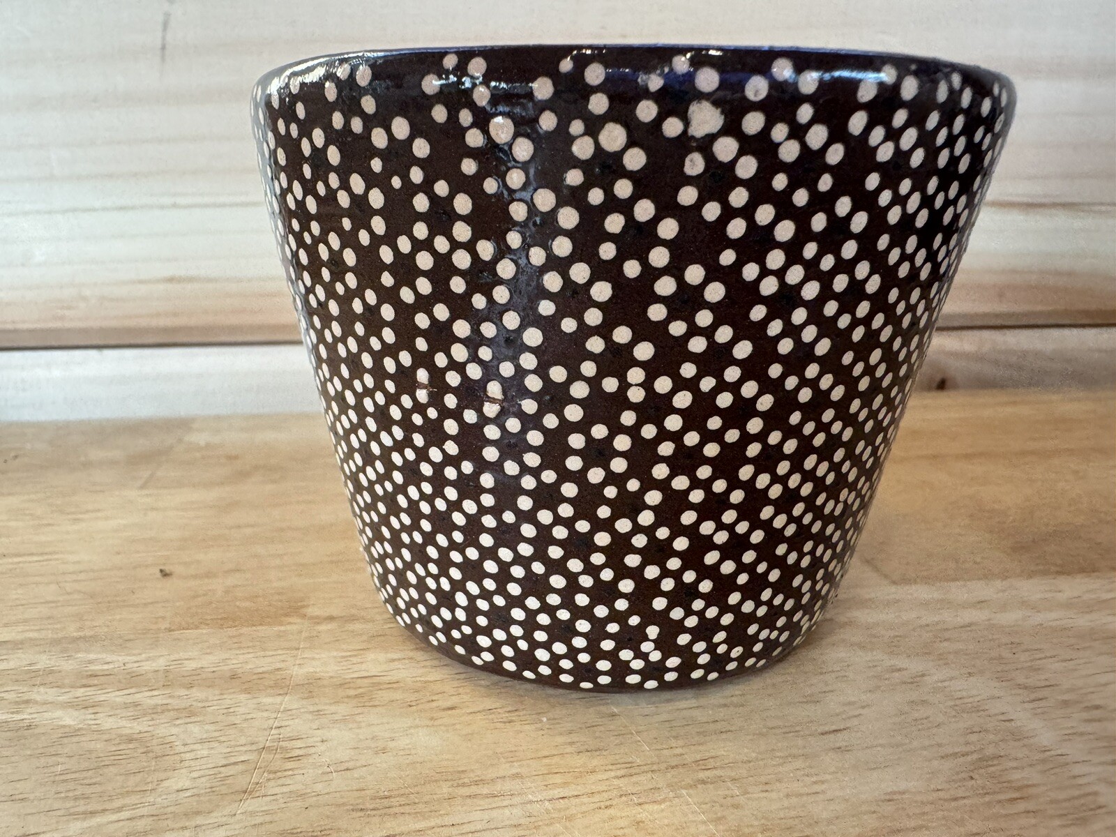 CAPULA MICHOACÁN POT Base Pottery Flower Handmade 3.75” Dia 2.75” Tall