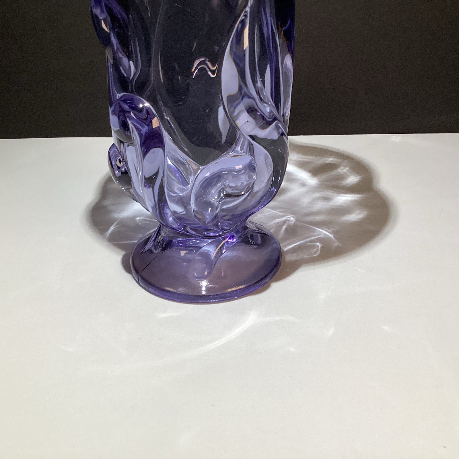 VTG RARE Fenton Art Glass Glass In Wisteria (“Alexandrite”)Lavender To Blue