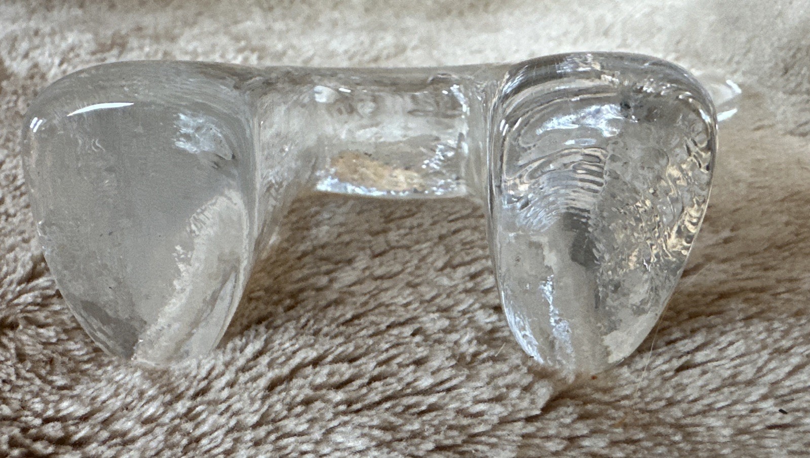 KOSTA BODA Zoo Series BERTIL VALLIEN Crystal Elephant Flat Back SWEDEN