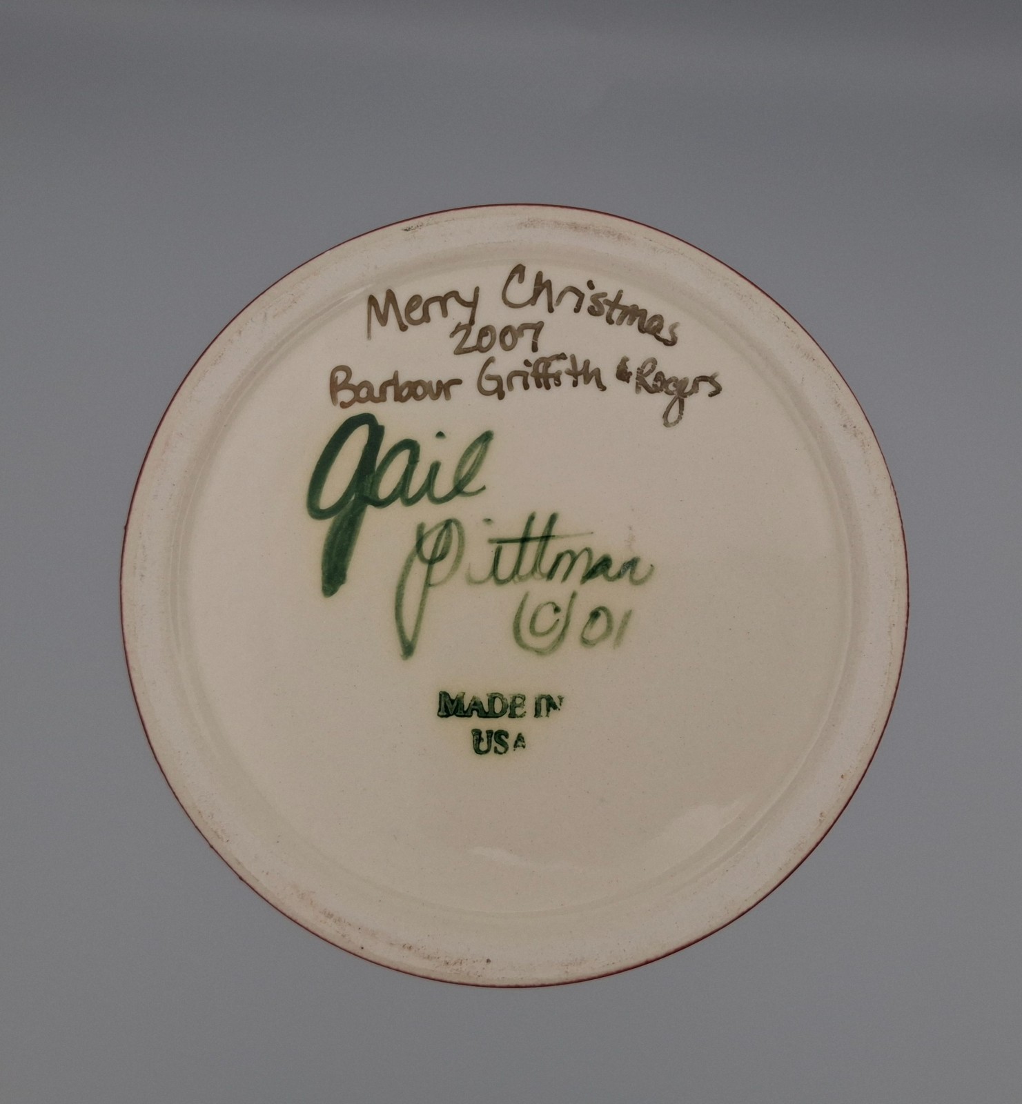 Gail Pittman Southern Living at Home Christmas Memories Ceramic Candleholders