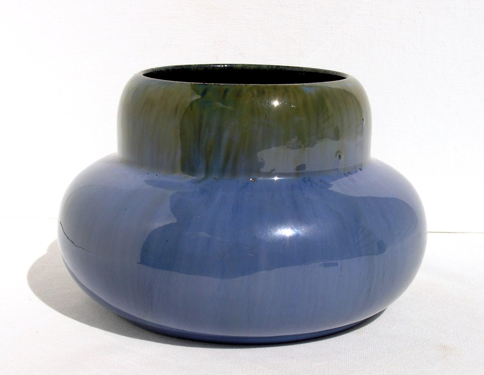 Vintage Fulper Squat Gourd Shaped Vase Arts & Crafts