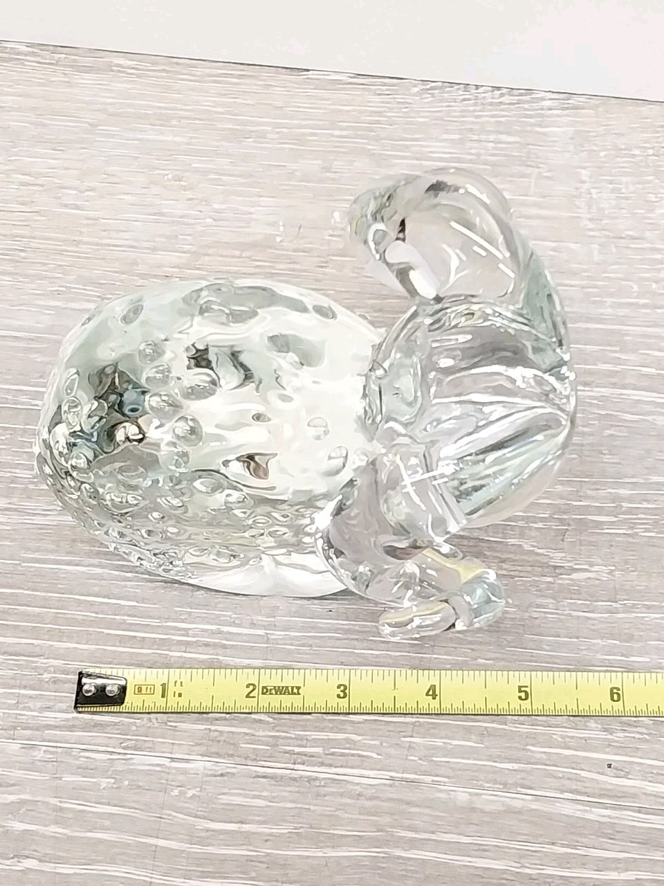 Glass Ram Paperweight Bighorn Sheep Abigail’s Czech Republic 4lb Excellent