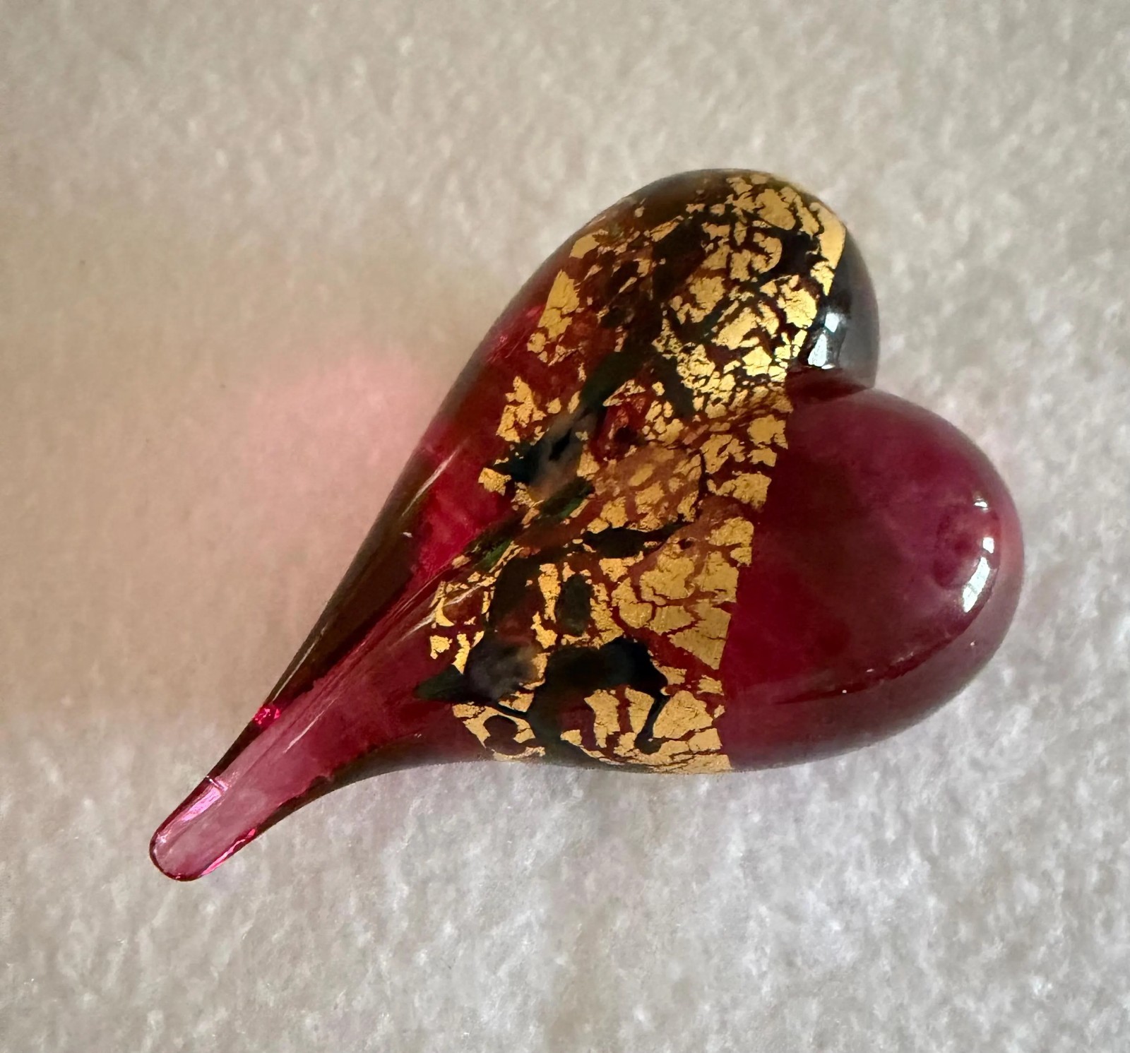 Robert Held Art Glass Heart