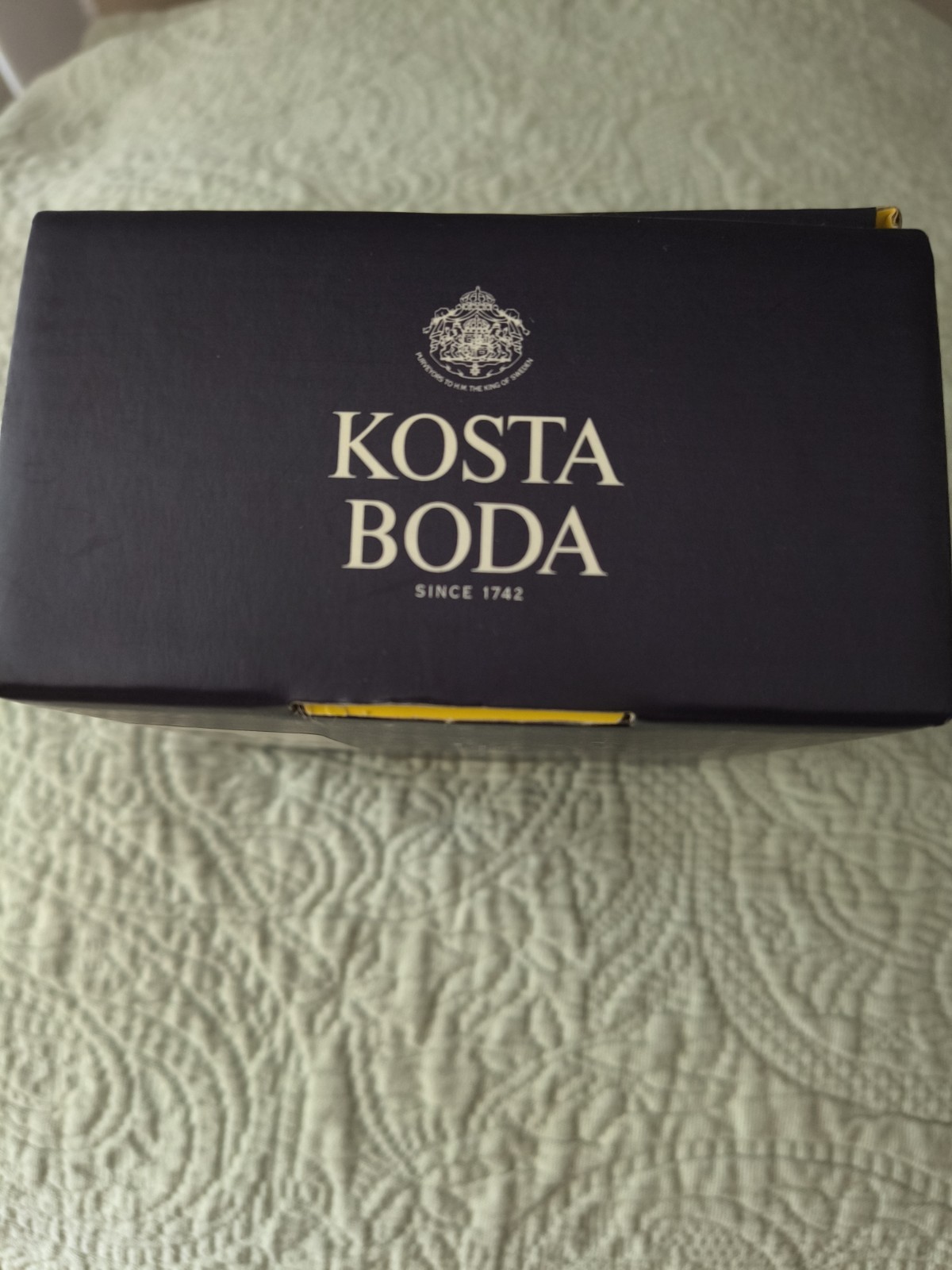 Kosta Boda Bertil Vallien Brains Karolina Blue Frosted Sweden Glass Sculpture