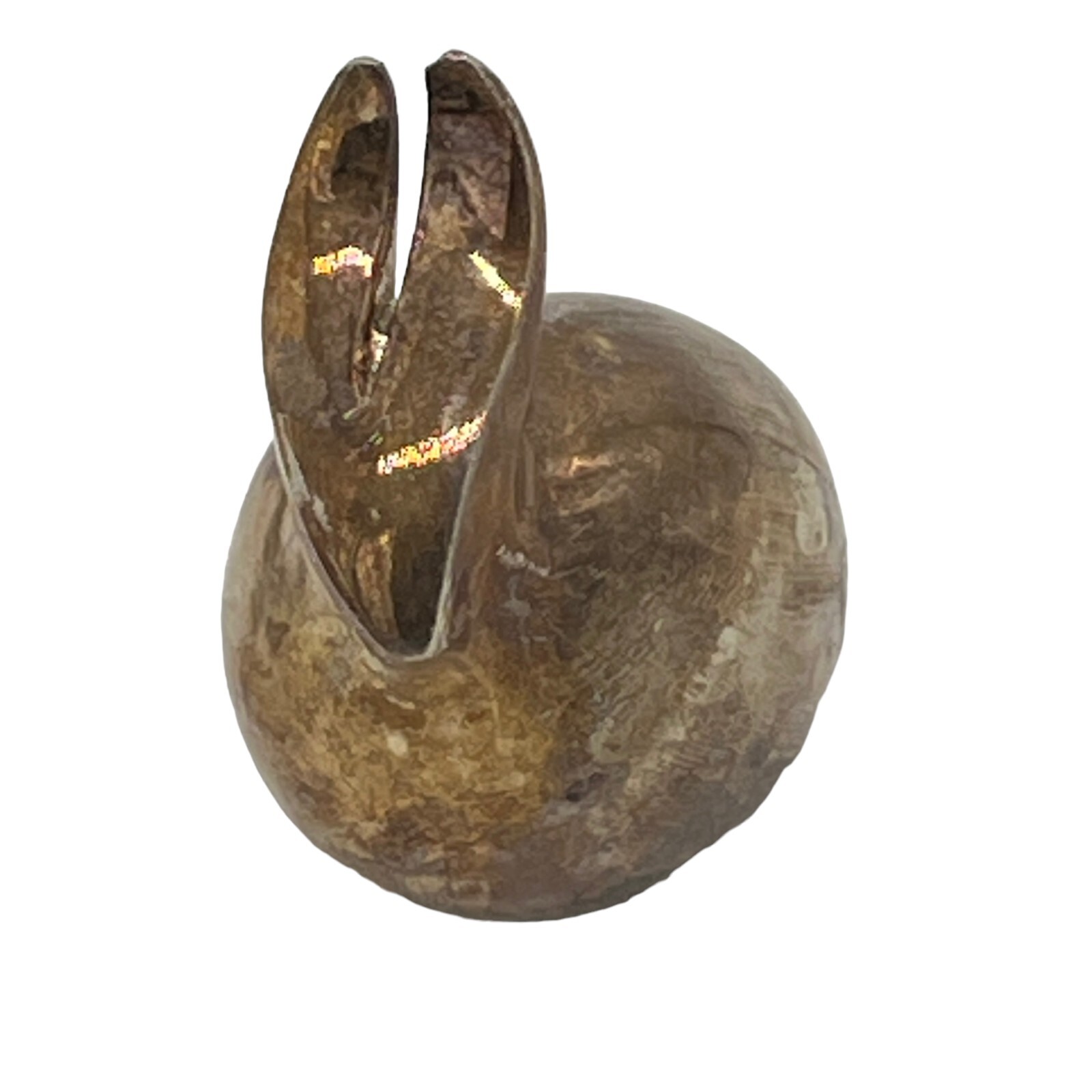 Dansk Intl Designs Ltd Rabbit Bunny Figure Silver Plate 2.25″ Rare Paperweight