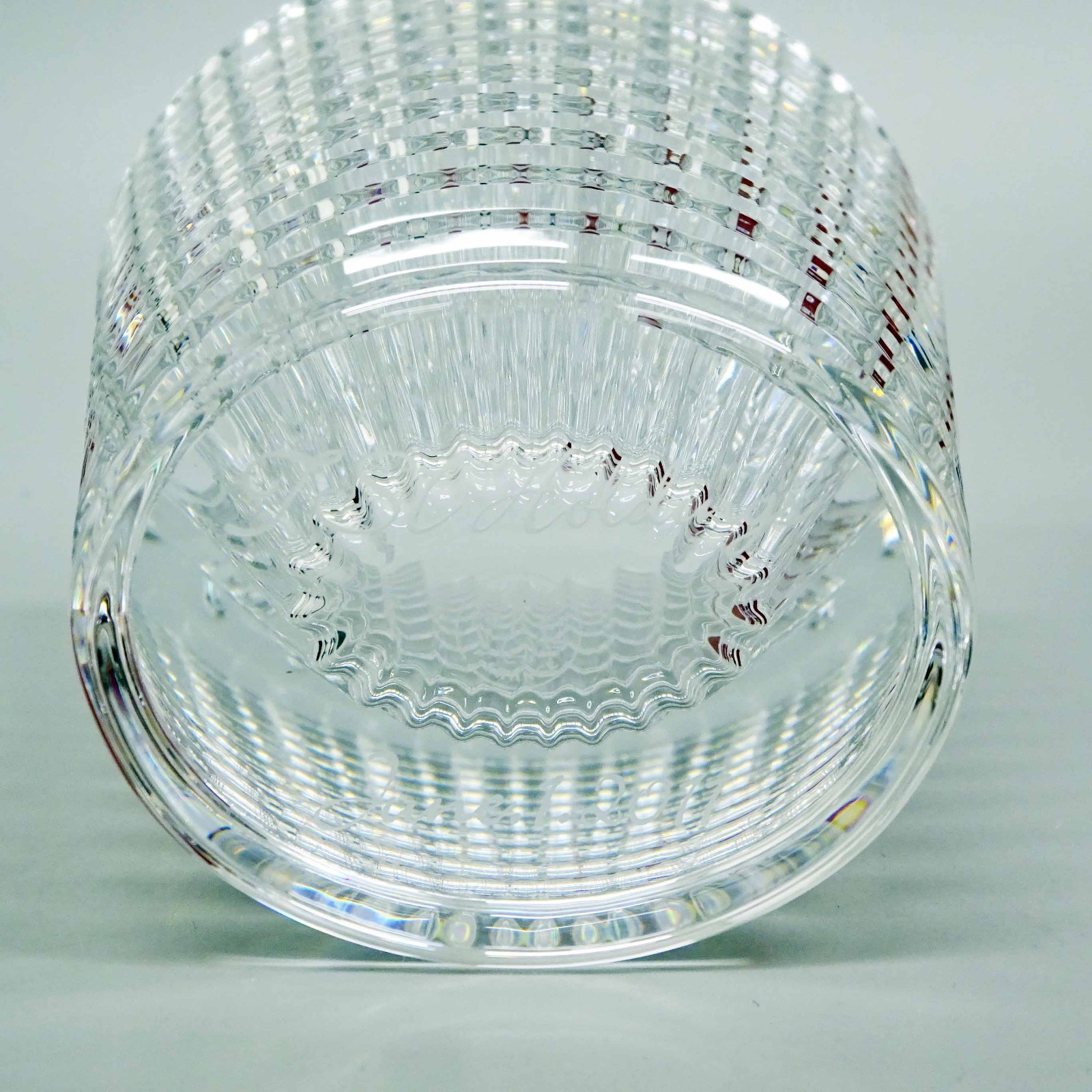 Baccarat Vase Eye Flower S Crystal Square Crystal Glass with Box Japan NEW