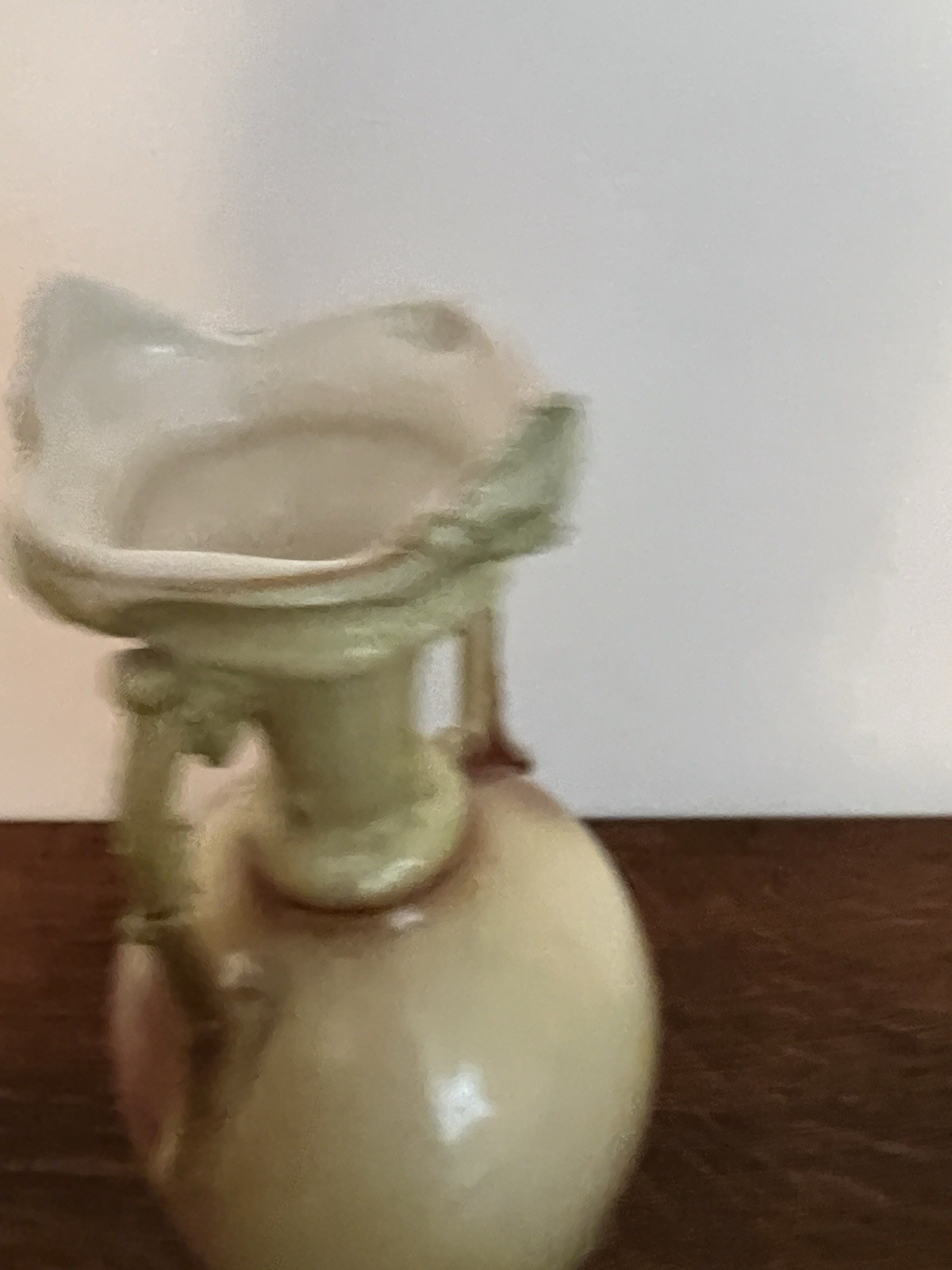 Royal Wettina Austria Hand Painted Floral Rose Ceramic Art Pottery Vase 1900s