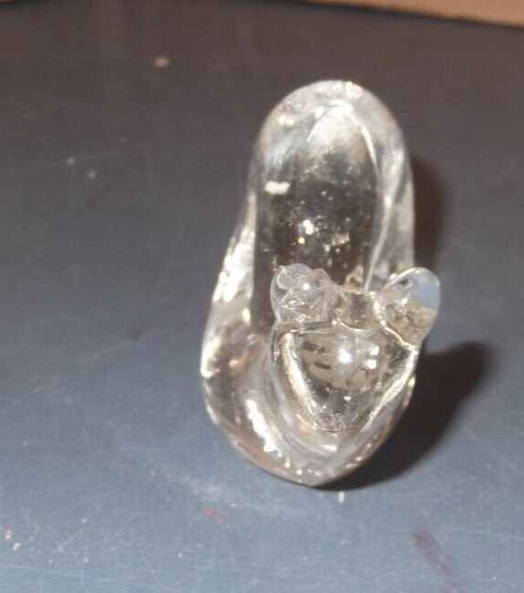 VINTAGE SNAIL ART GLASS PAPERWEIGHT 3.5″L X 2.25″H X 1.25″W