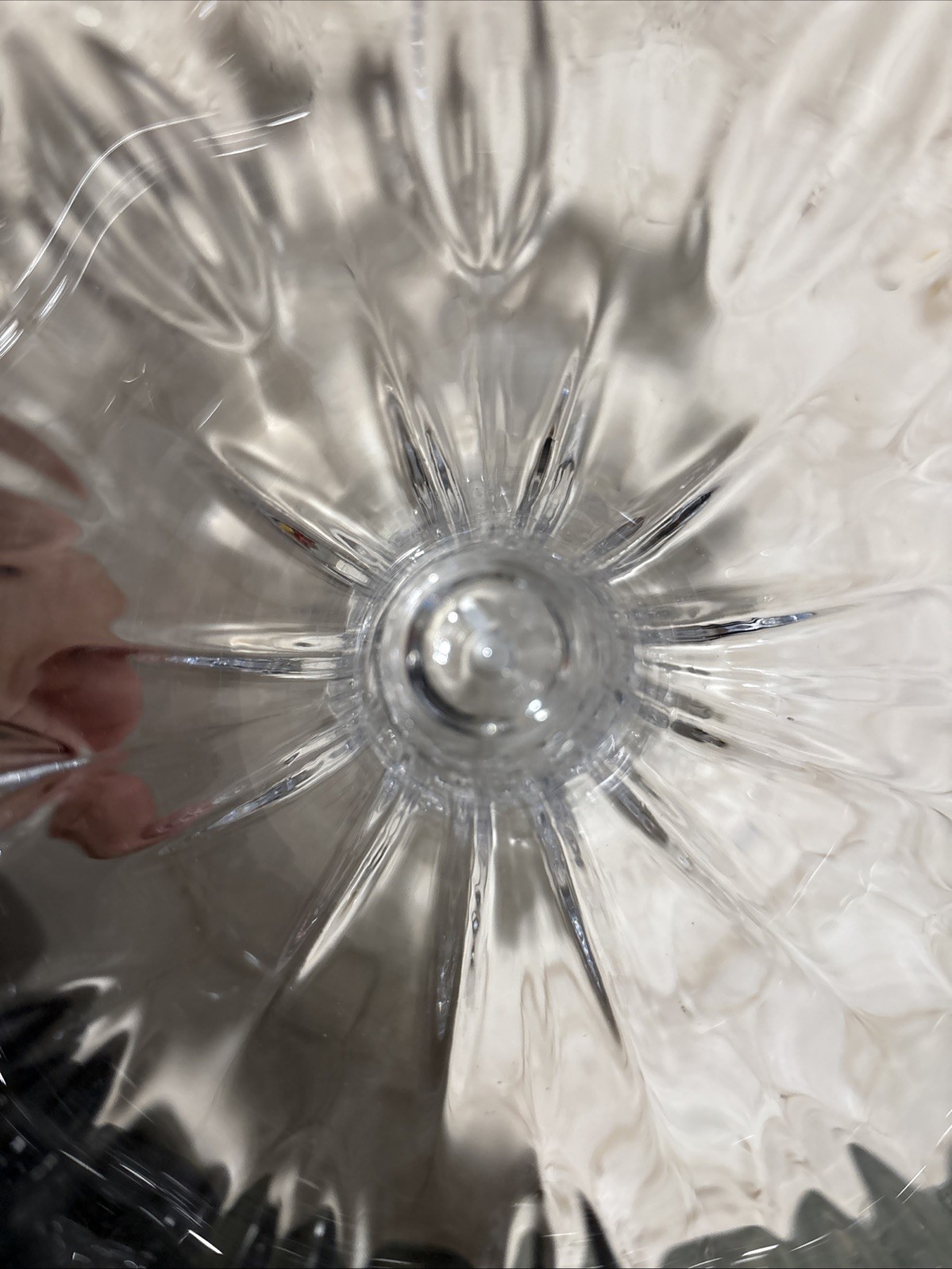 Shannon by Godinger Crystal Arabella Large Flower Vase 10.5” EUC