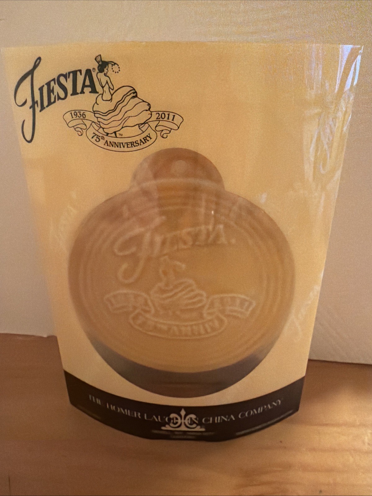 HLC Fiestaware 75th Anniversary Ornament Marigold NEW