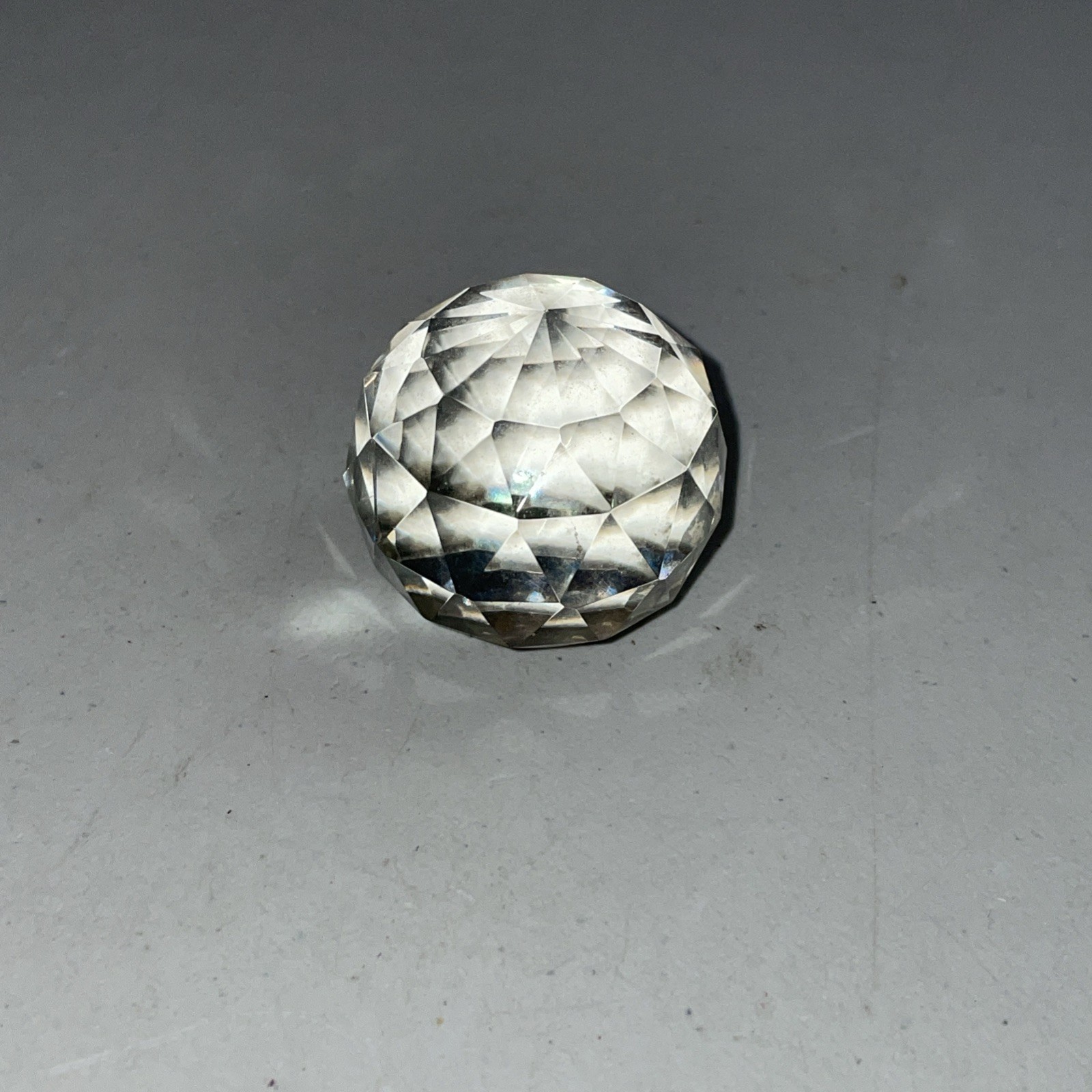 1″ x 1.5″ Miniature Cut Crystal Ball Paperweight
