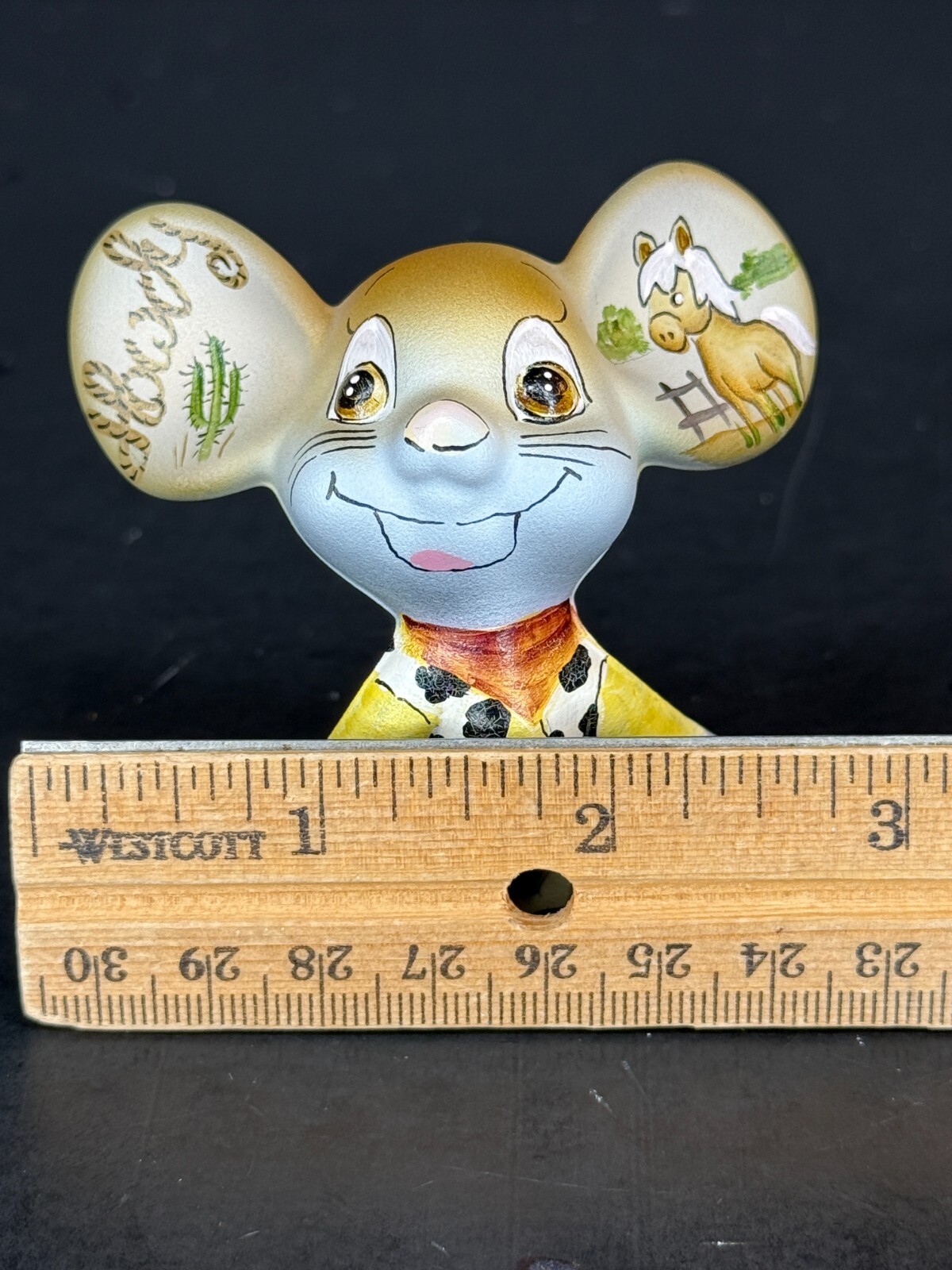 Fenton Gift Shop “Howdy Hoss” Mouse – Limited Edition HP by K. Barley 2025