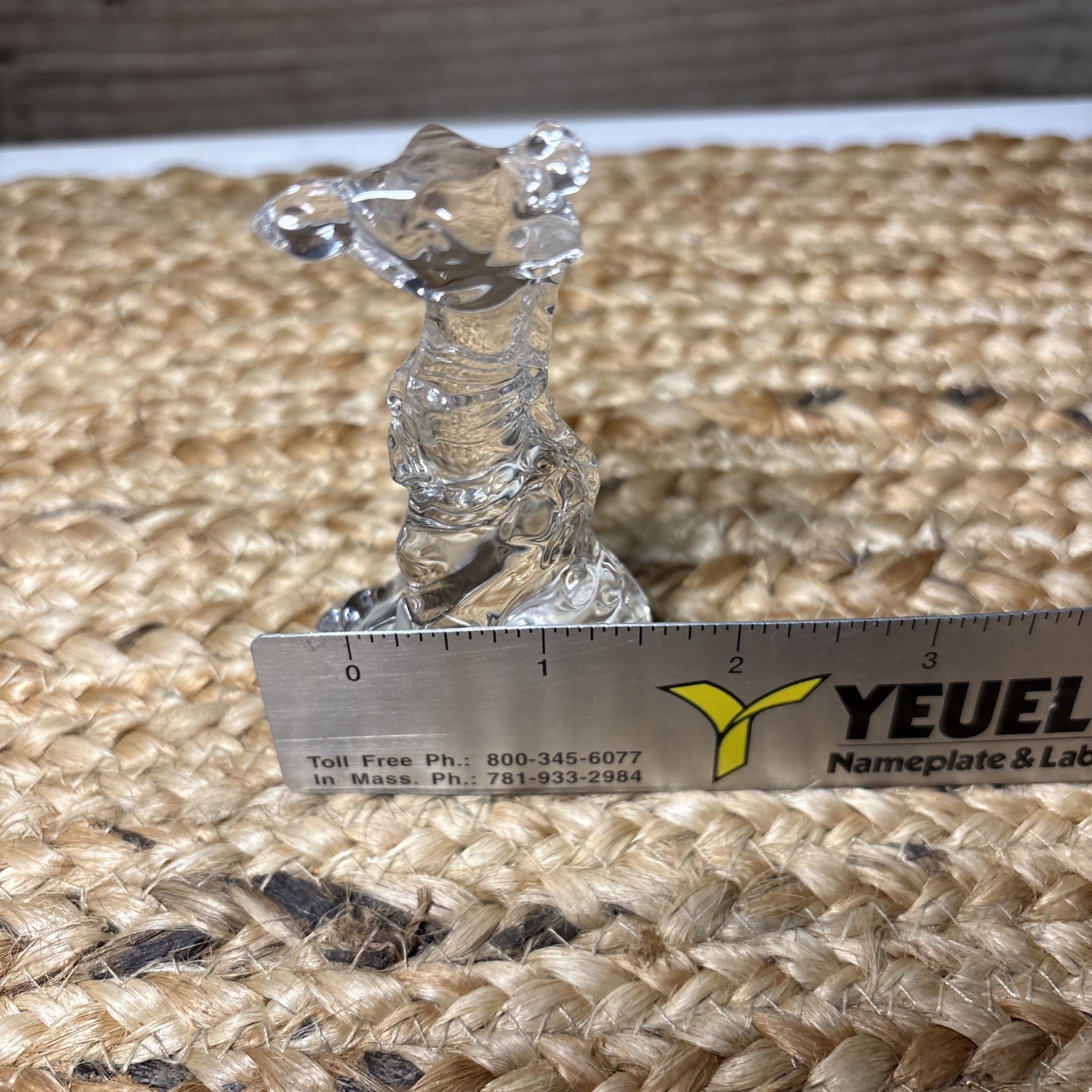Princess House 24% lead crystal tressure rocking giraffe figurine from Germany