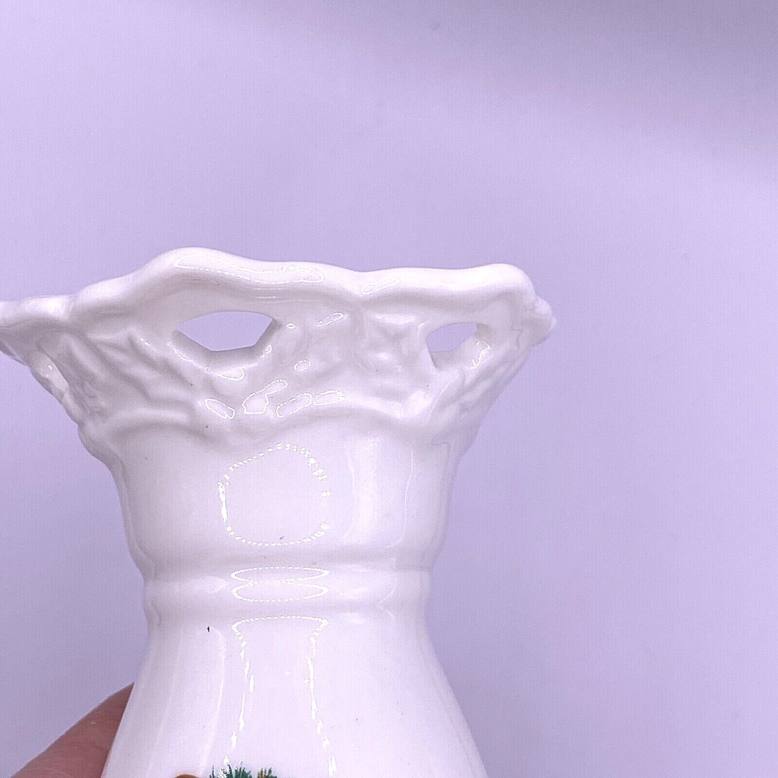 Mikasa Holiday Lace Candlestick Holder Ceramic Porcelain RL050-550