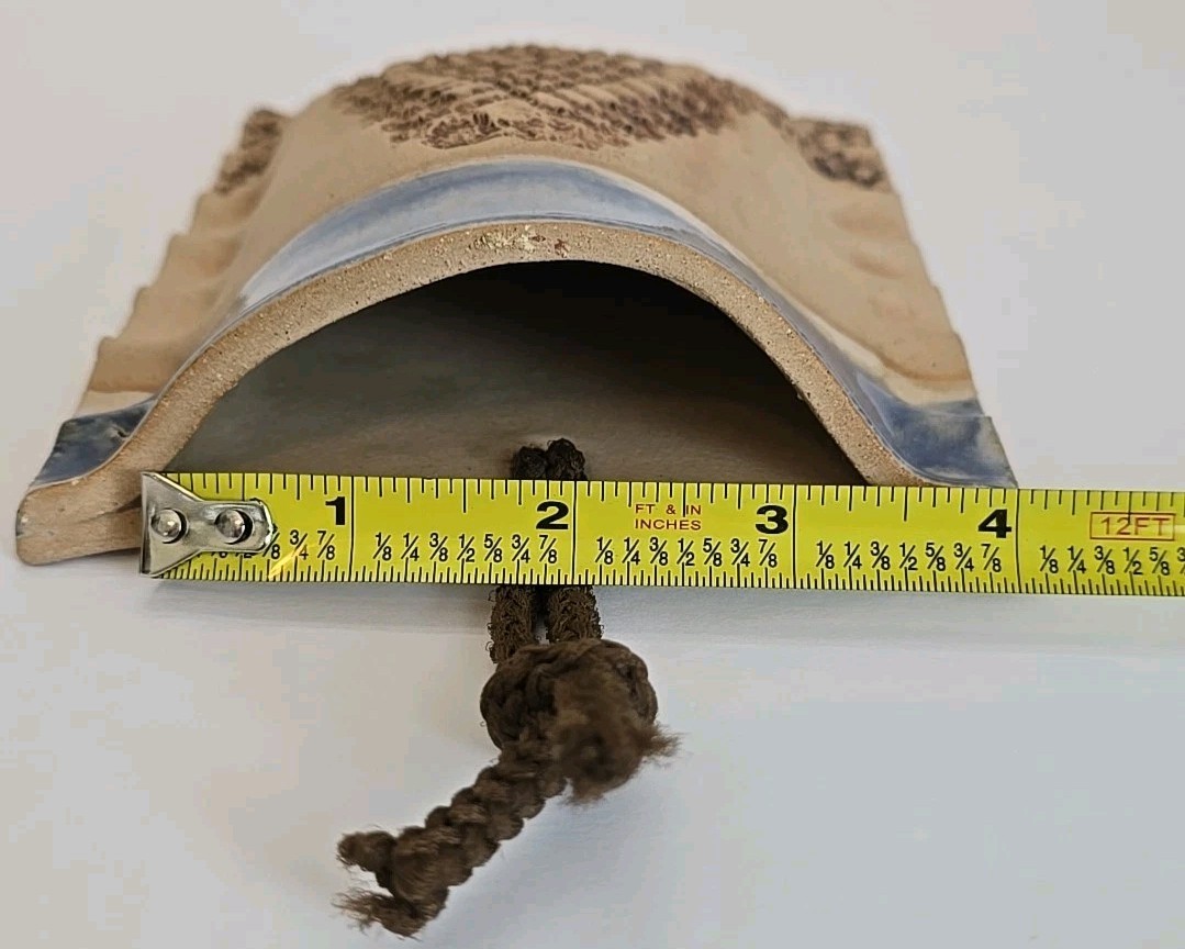 Hand Made Studio Pottery Wall Pocket Planter 6.25″ x 5″ x 1.75″