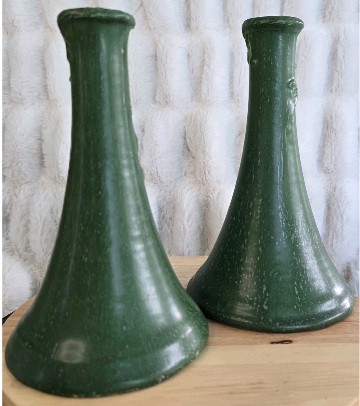 Ephraim Pottery Experimental “E” Grape Nude 3-Piece Set Kevin Hicks Signed