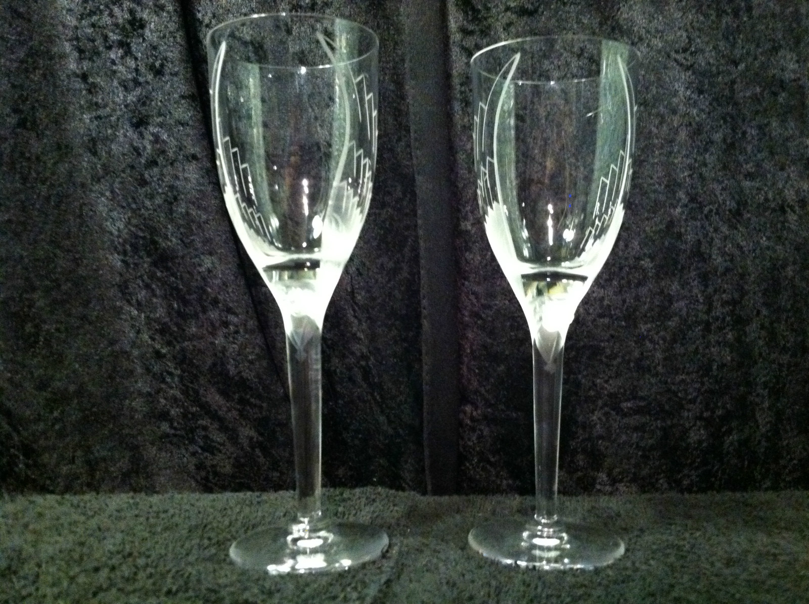 Lalique Angel Champagne Flutes Pair Perfect 1 Of My 400+ Lalique Listings