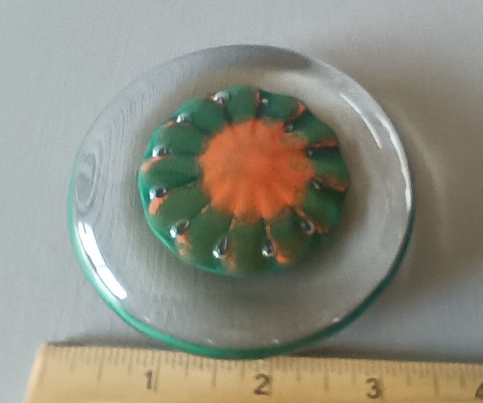 Goose Bay Glass Townsend MT 2004 Handblown Art Glass Signed Paperweight