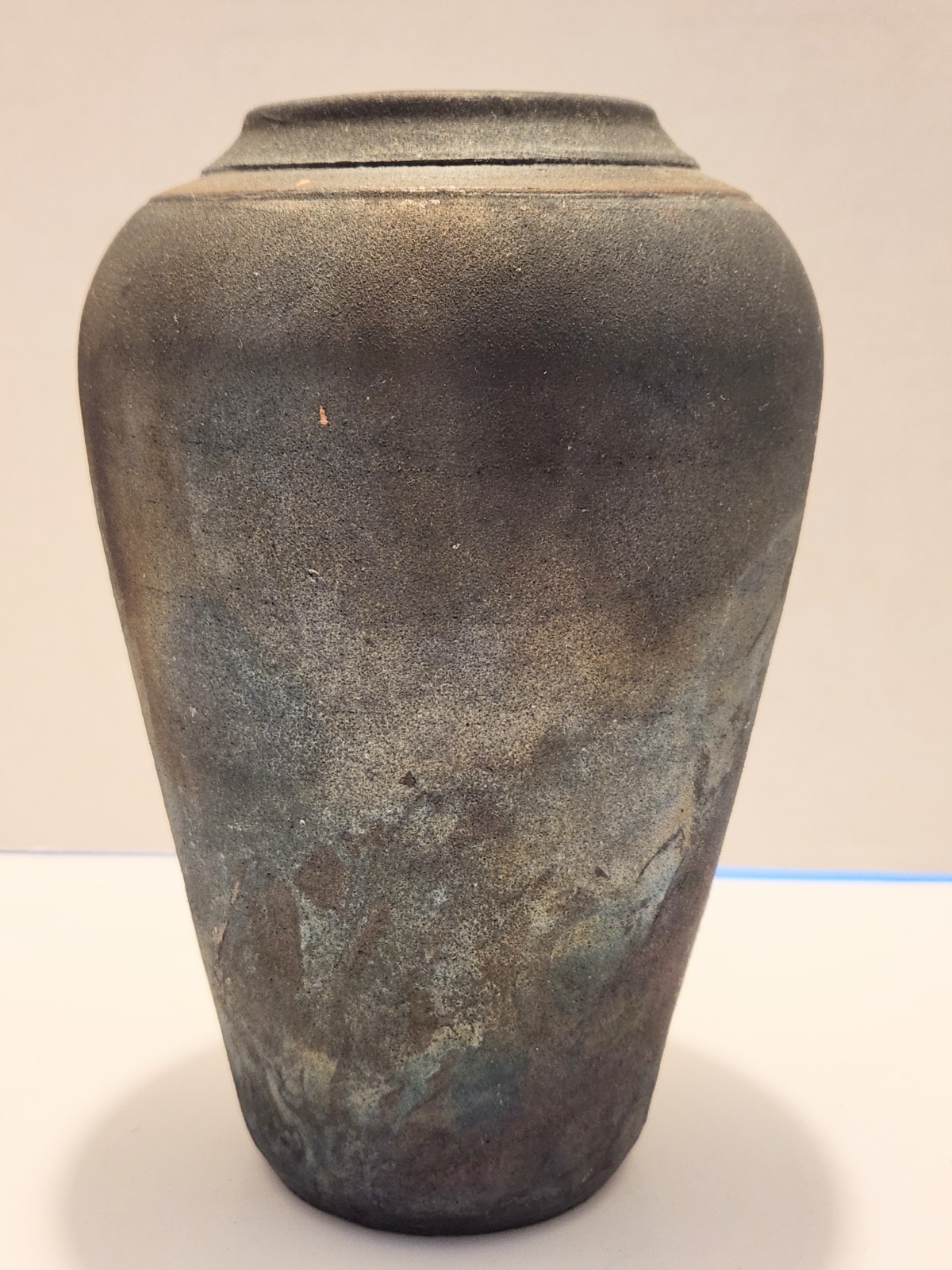 3 Raku Studio Crafted Ceramic Vases, One-of-a-kind, Handcrafted Pottery, Signed