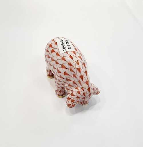 Herend figurine Rust Miniature Pig