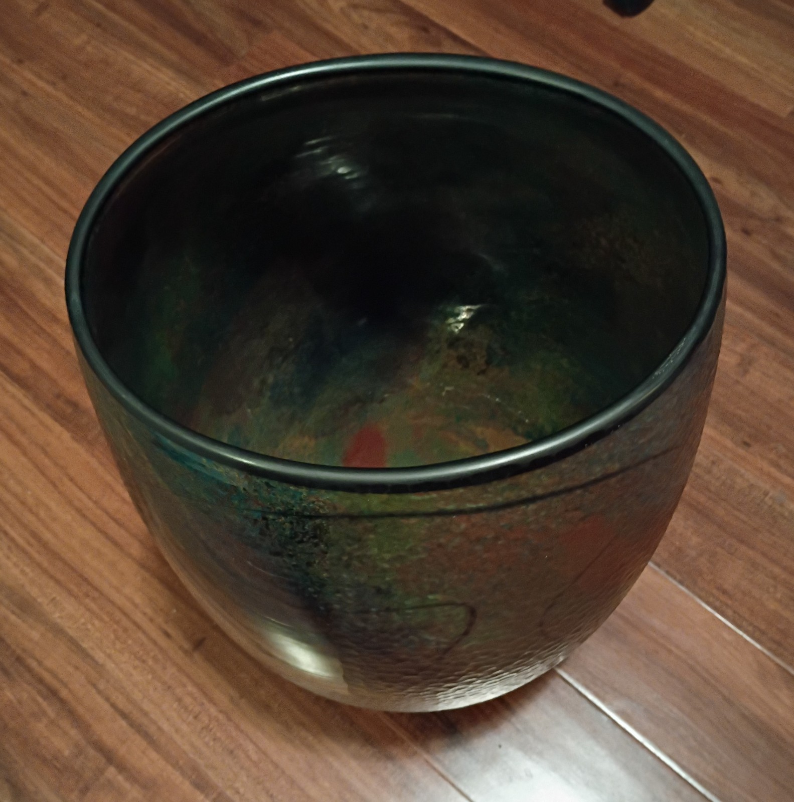 Huge Rare 21.25″ Signed Ioan Nemtoi 2002 Art Glass Floor Vase