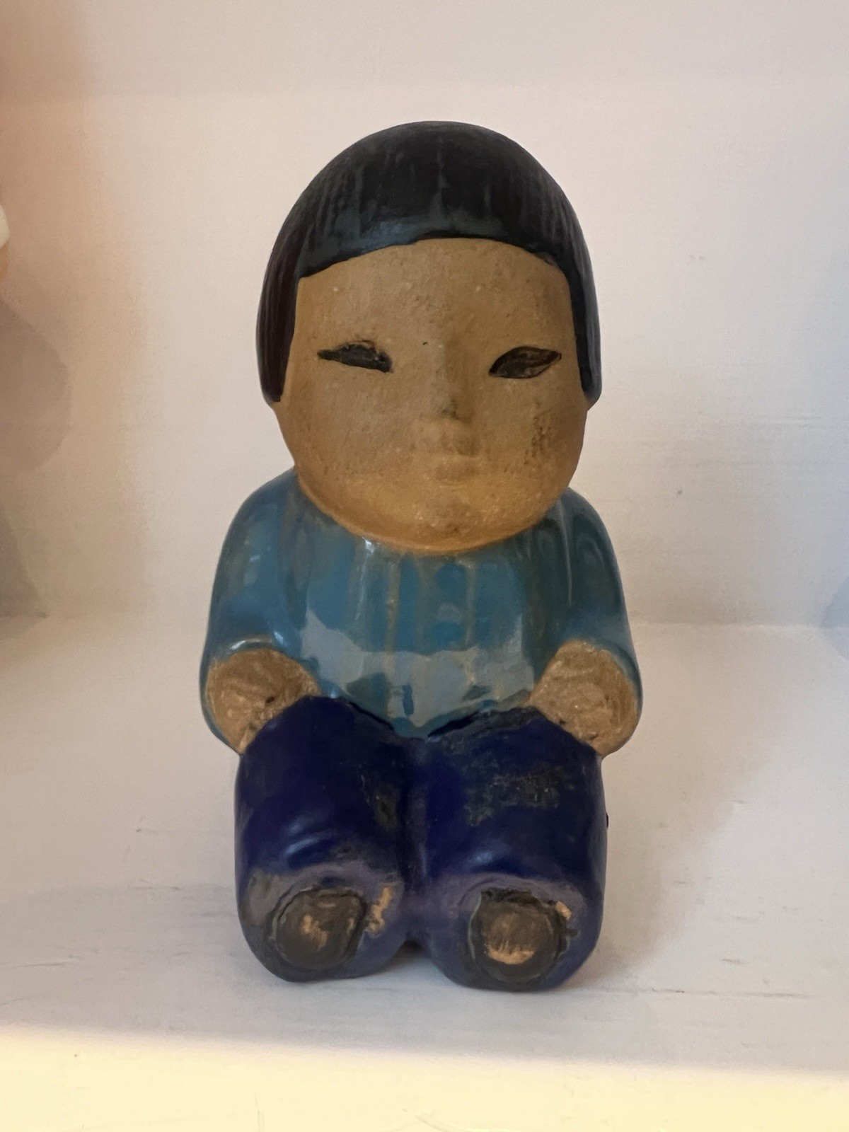 Lisa Larson Gustavsberg Sweden ”Mei” Children of the World With Sticker LOVELY