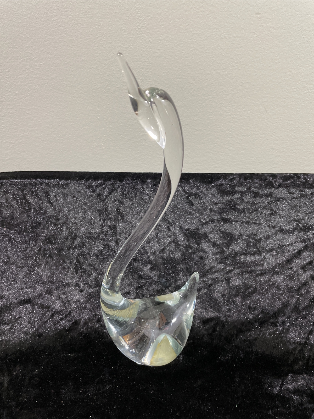 ACC Vintage Handmade Lead Crystal Swan Figurine
