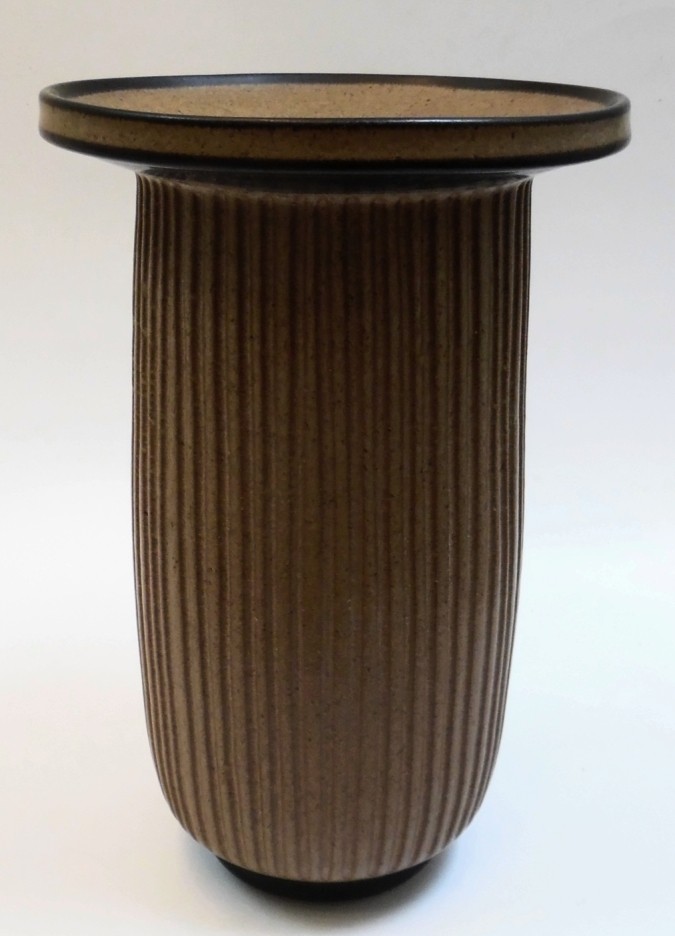Vtg Harrison McIntosh 1914-2016 Claremont CA Modernist Stoneware Pottery Vase 9″