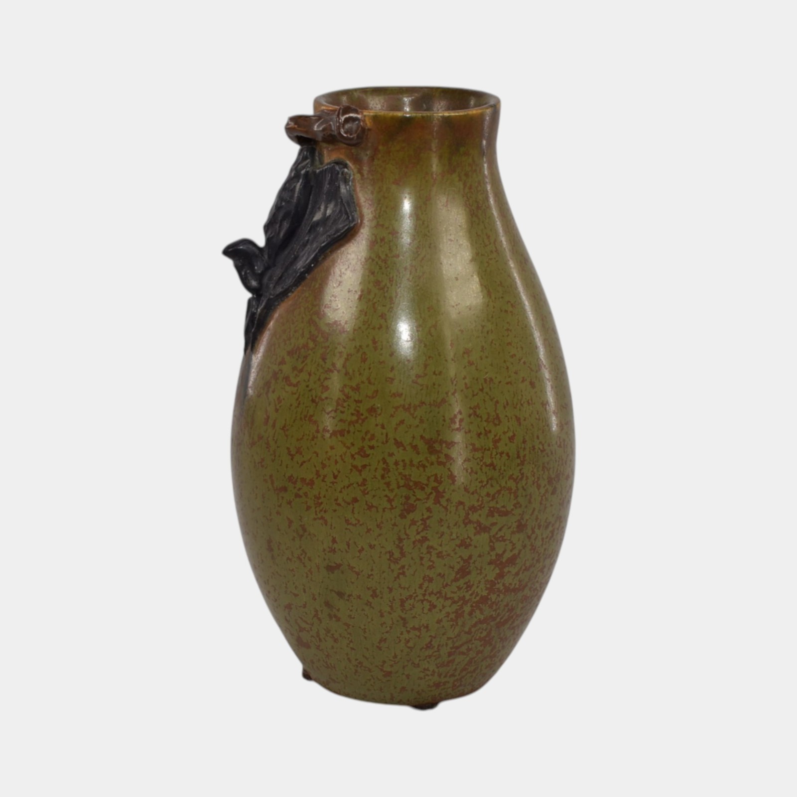 Ephraim Faience 2017 Hand Made Pottery Experimental Bat Ceramic Vase