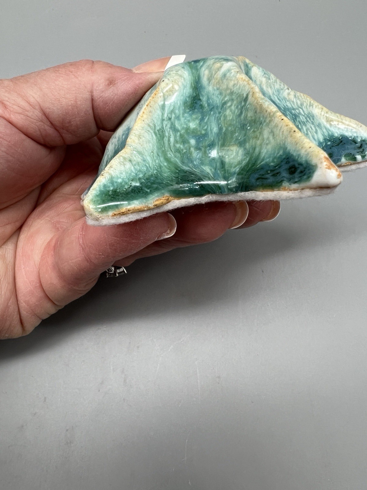 Studio Art Pottery Starfish Decor Aqua Turquoise Tan Variations MJP Custom Tiles