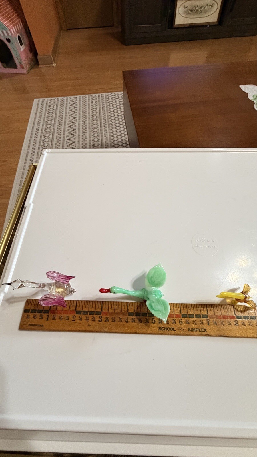 10 Vintage Miniature Blown Glass Bird Figurines Trinkets